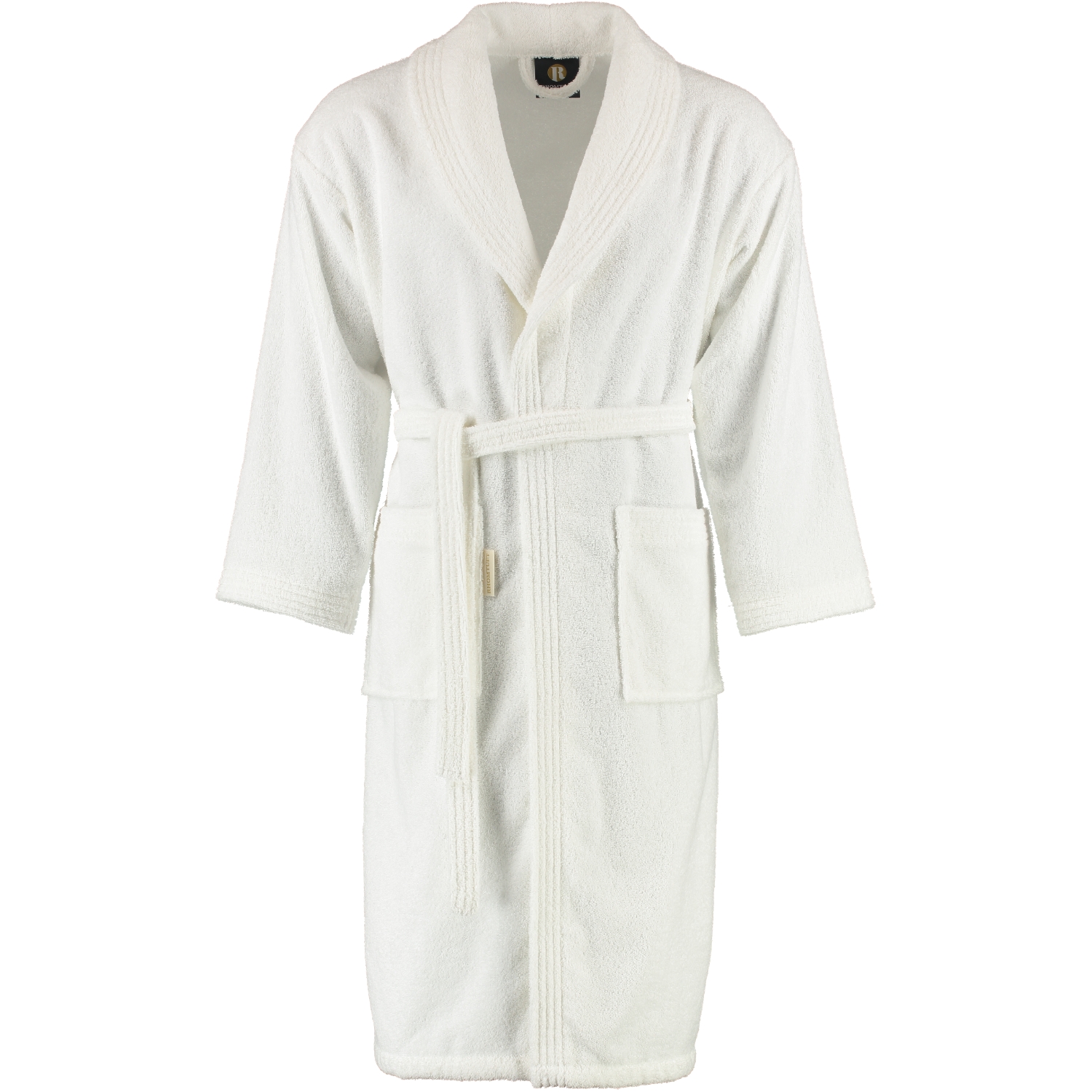 Rhomtuft RHOMTUFT Bademäntel unisex Schalkragen Sir & Lady weiss - 01