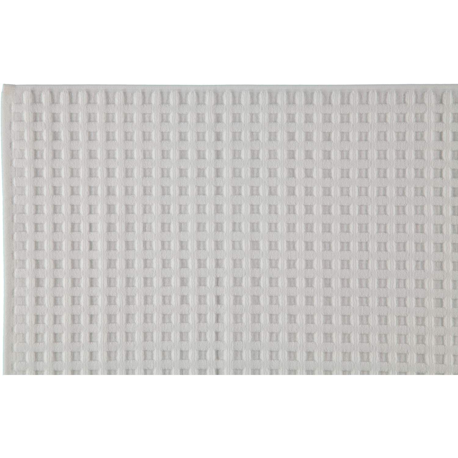 Möve Badteppich - Piquee - Größe: 60x100 cm - Farbe: snow - 001 (1-0798/8127)