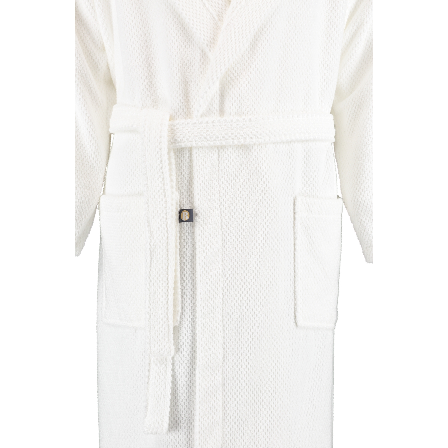 Rhomtuft RHOMTUFT Bademäntel unisex Kapuze Baronesse weiß - 01