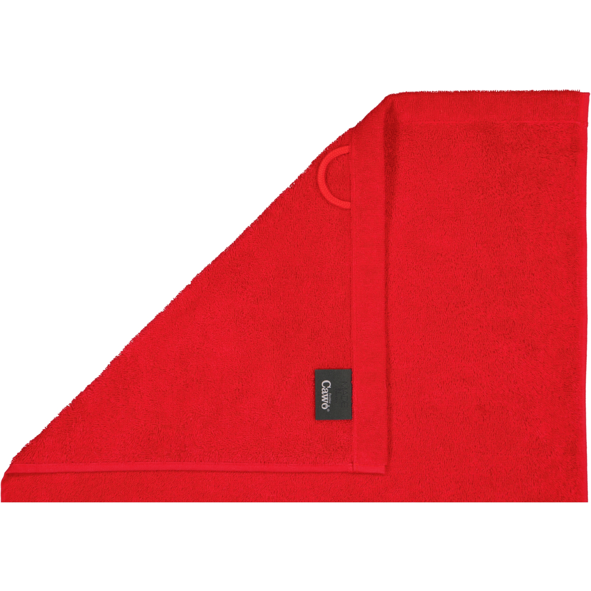 Cawö Handtücher Lifestyle Uni 7007 rot - 203 - Handtuch 50x100 cm