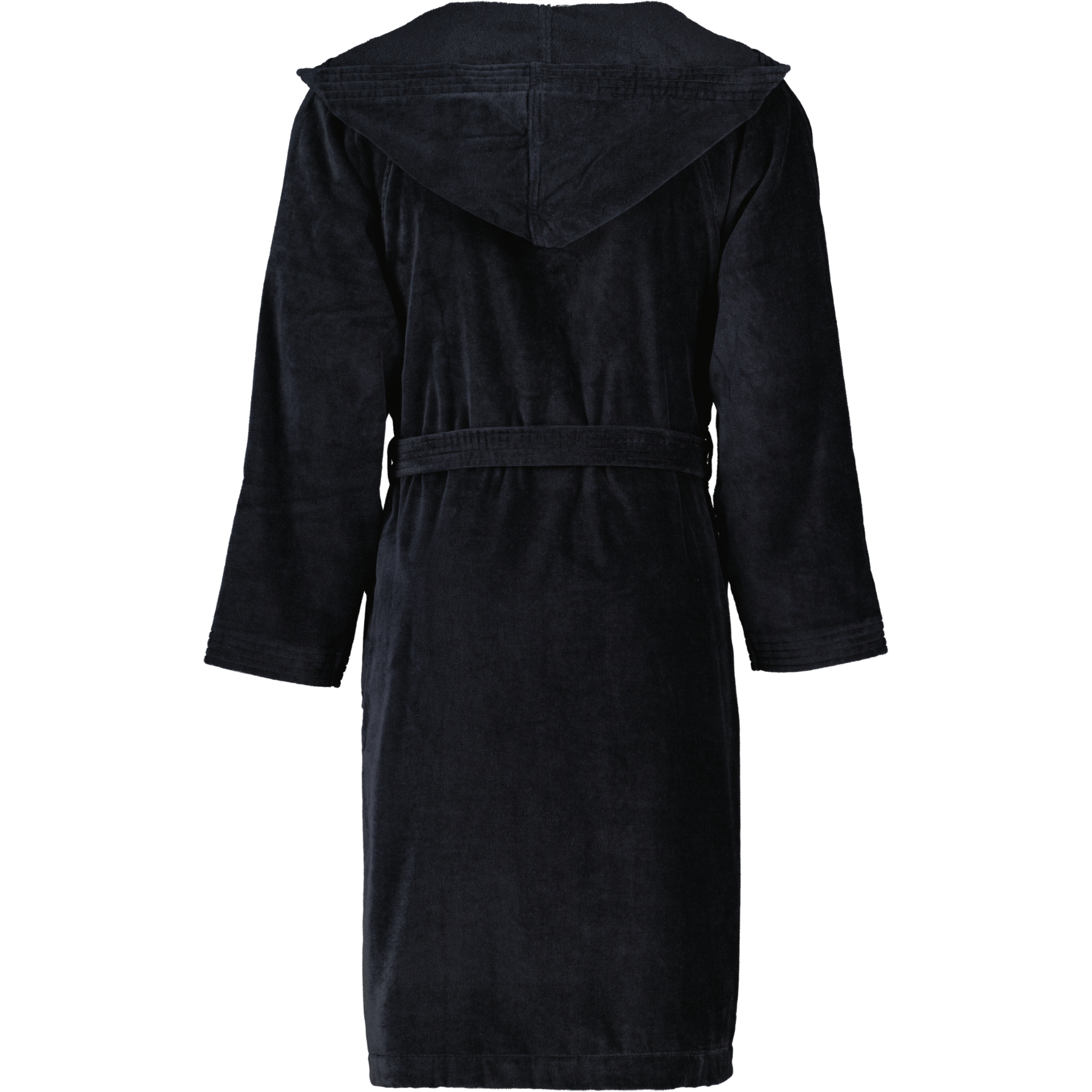 Vossen Bademäntel unisex Kapuze Texas schwarz - 7900 - XL
