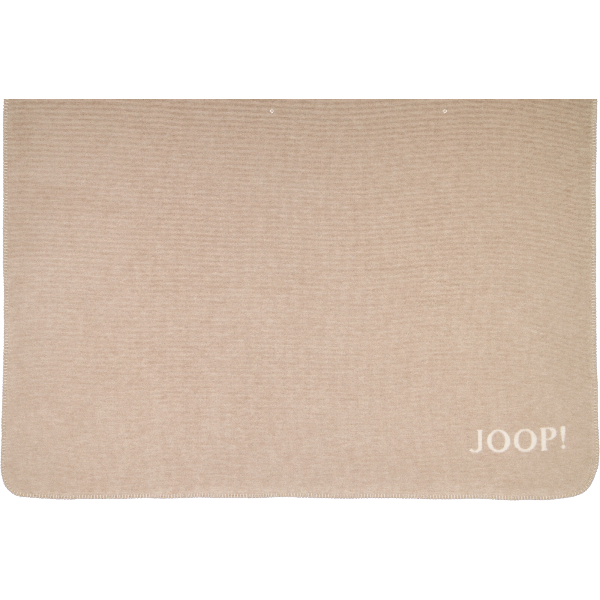 JOOP! Wohndecke Melange-Doubleface - Größe: 150x200 cm - Farbe: Sand-Natur