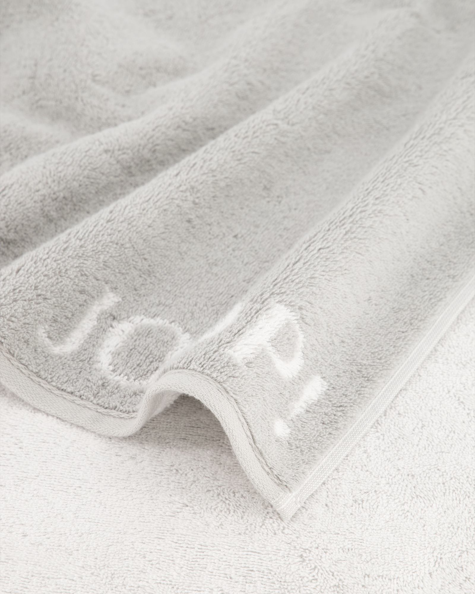 JOOP! Classic - Doubleface 1600 - Farbe: Silber - 76 - Waschhandschuh 16x22 cm