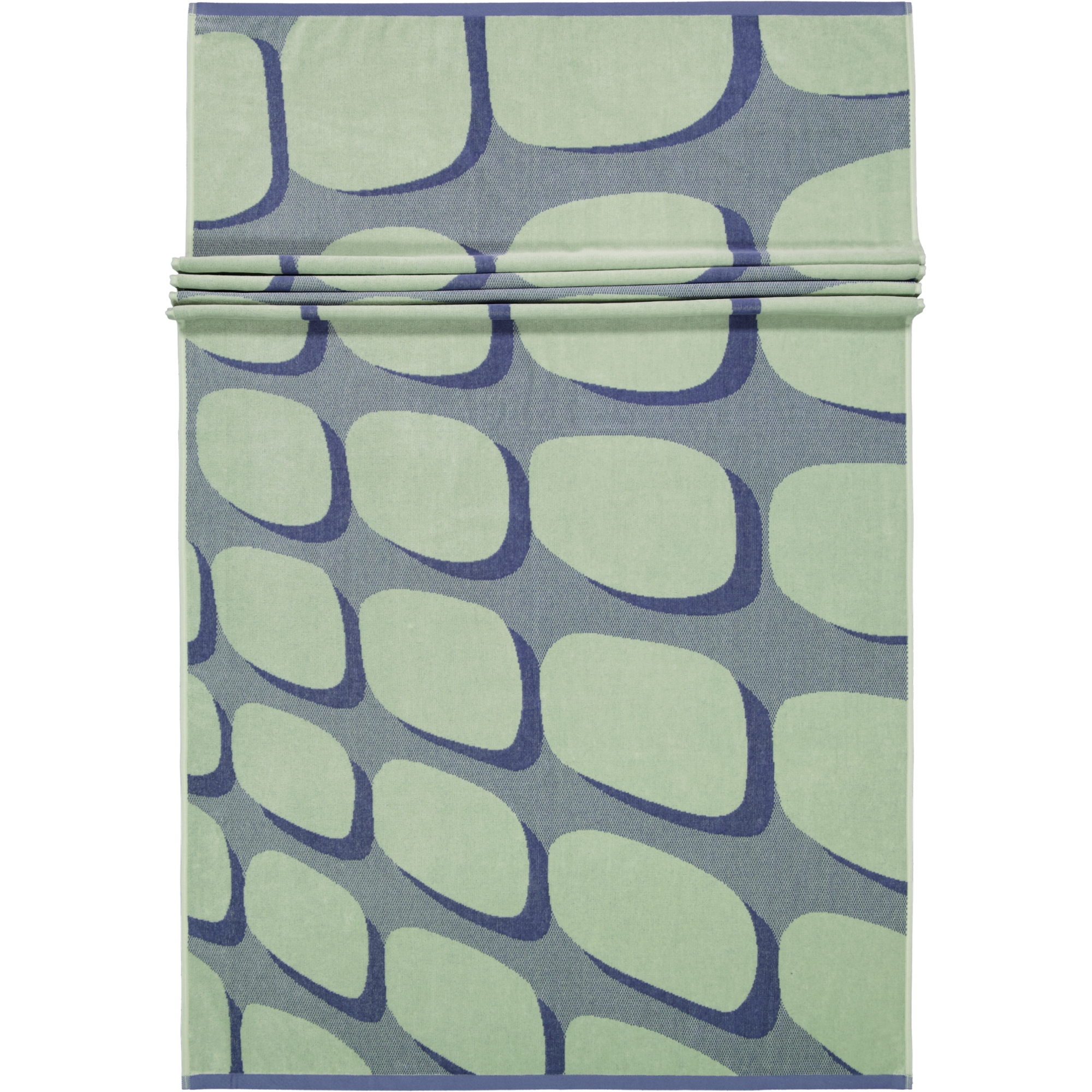 Vossen Strandtücher Shadow Play soft green - 0002 - Strandtuch 100x180 cm