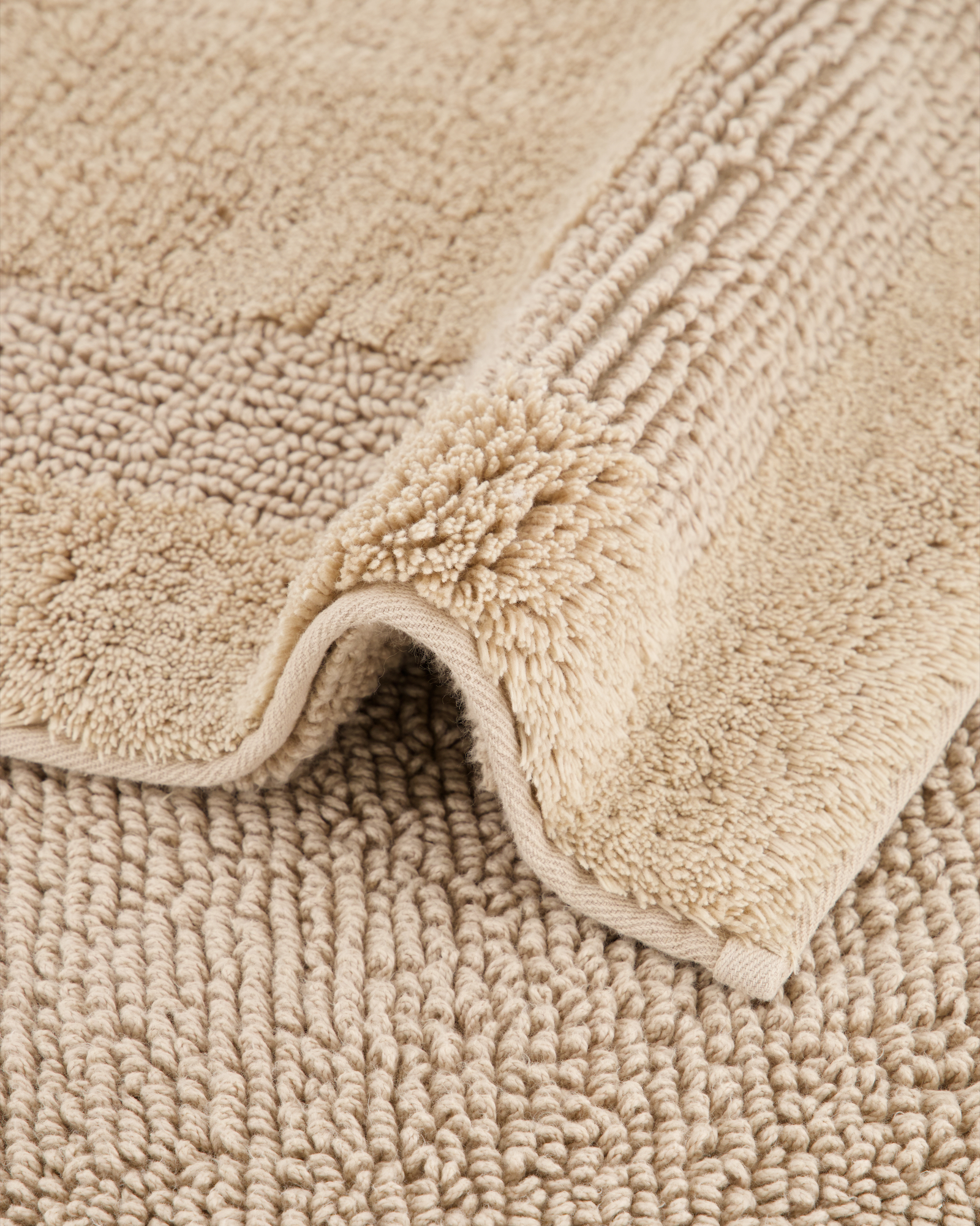 Cawö Home Badteppiche Luxus Badteppich 1000 sand - 375