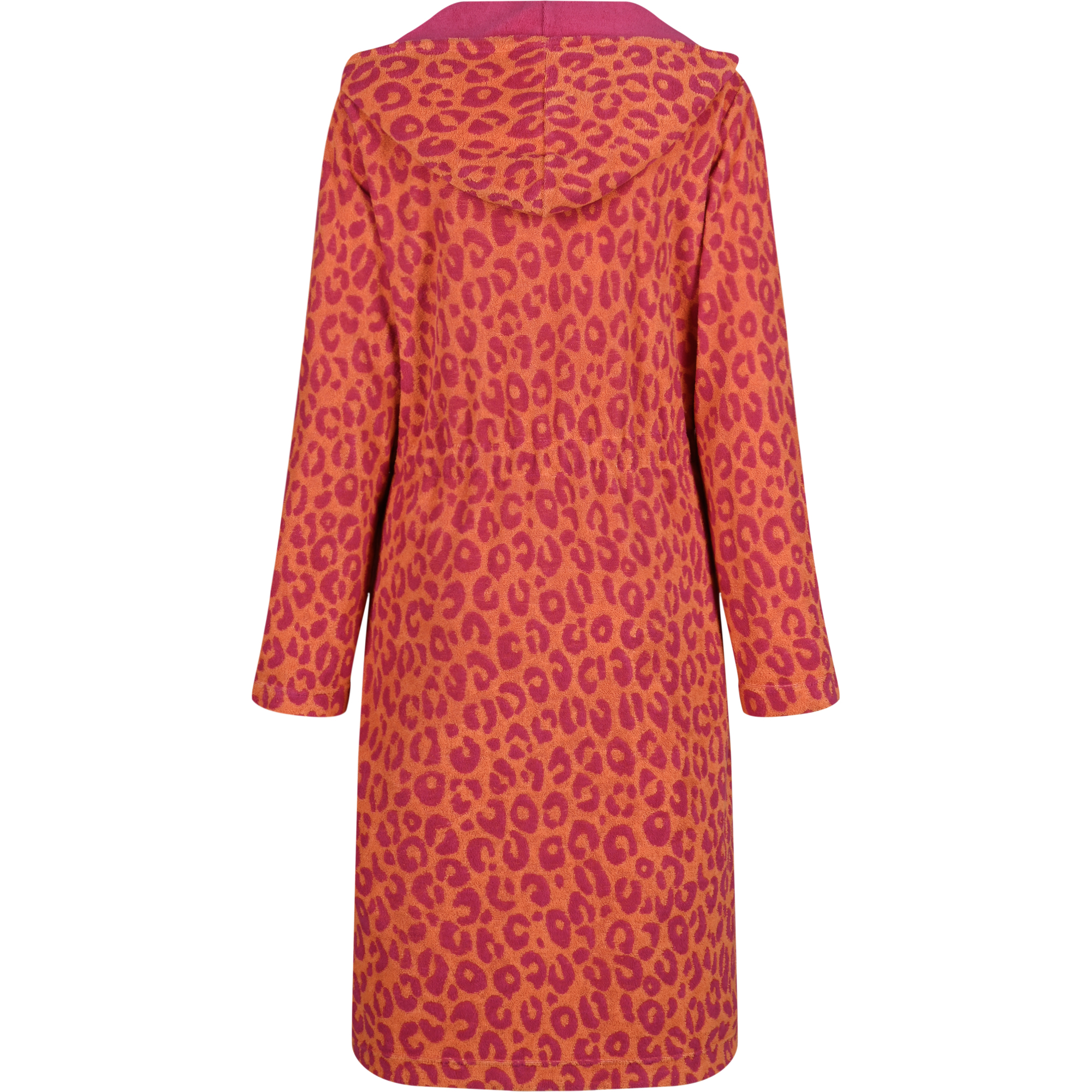 Cawö Home Bademäntel Damen Kurzmantel mit Kapuze Leo 851 pink - 23 - L