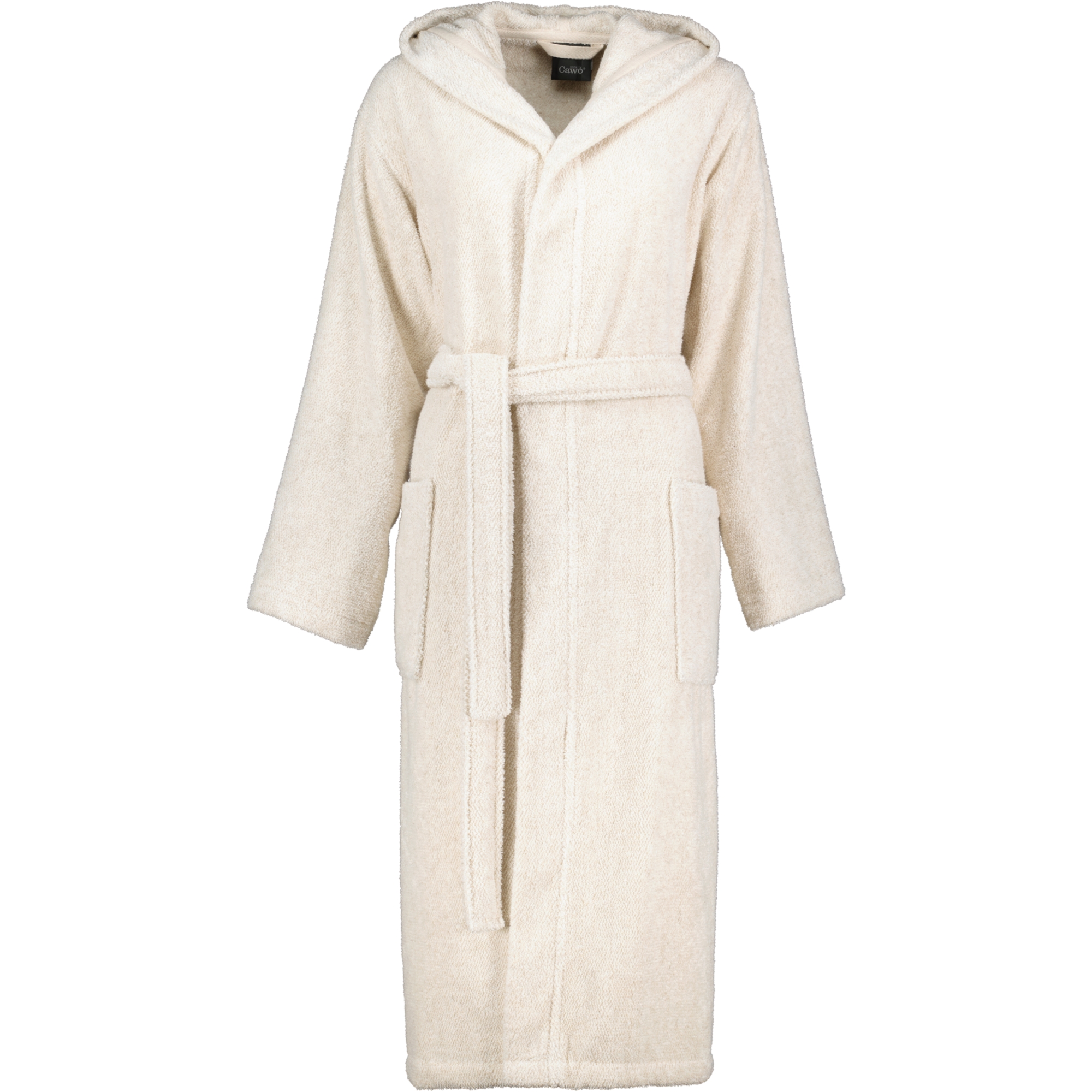 Cawö Bademäntel Damen Kapuze SAUNA Cotton & Hemp 846 natur - 33