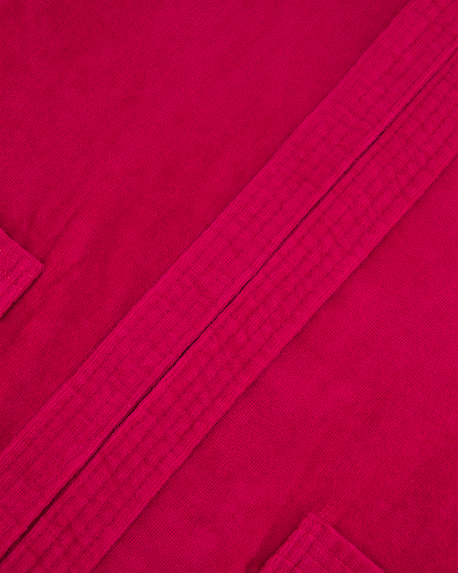 Vossen Bademäntel unisex Kurzmantel mit Kapuze Texas cranberry - 3770 - M