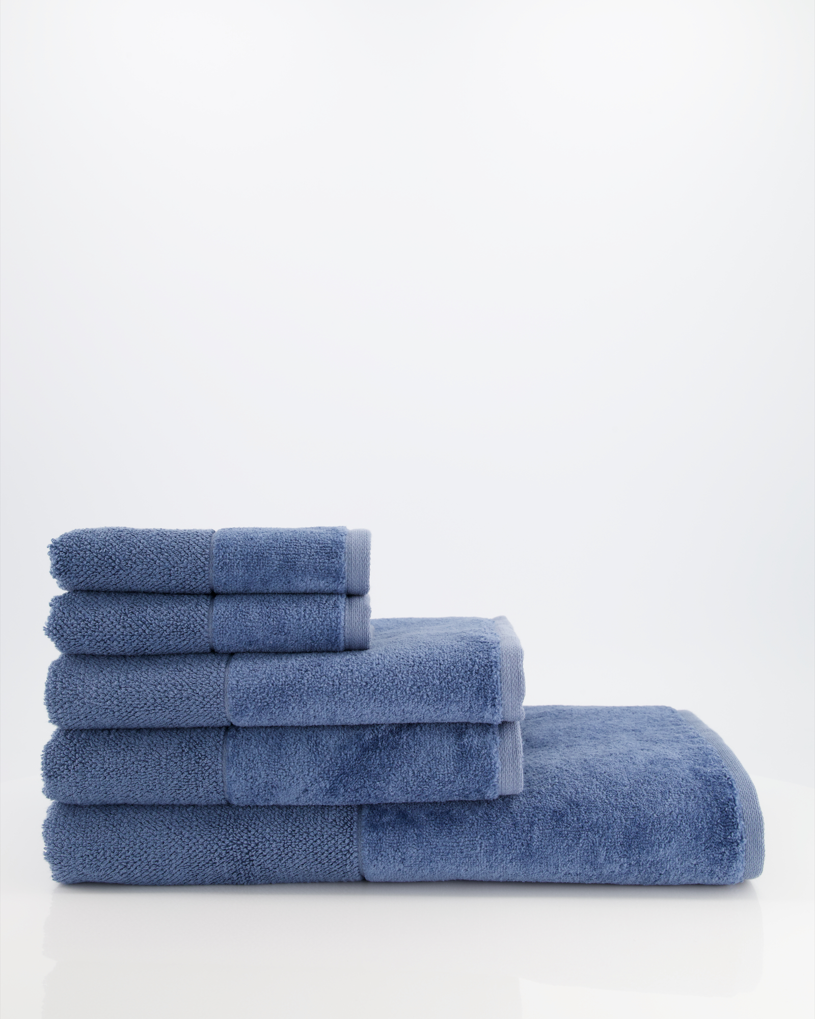 Möve Handtücher Bamboo luxe steel blue - 847 - Seiflappen 30x30 cm