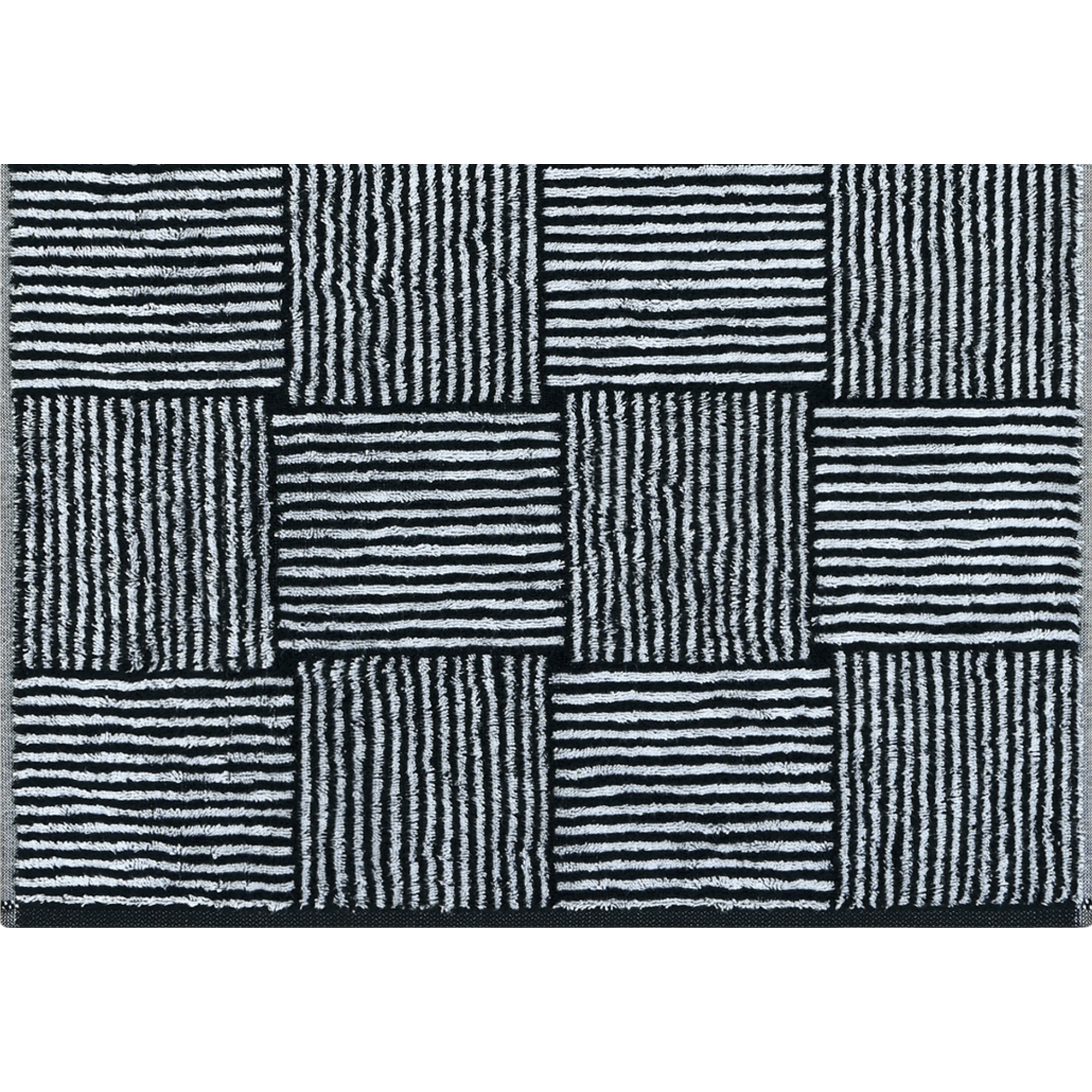 Cawö Handtücher Black&White Chess 6281 schwarz/weiß - 96