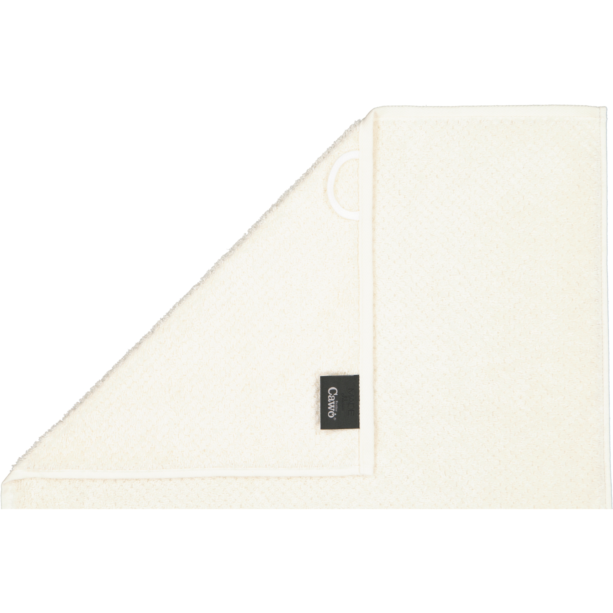 Cawö Handtücher Pure 6500 - Farbe: natur - 356 - Gästetuch 30x50 cm