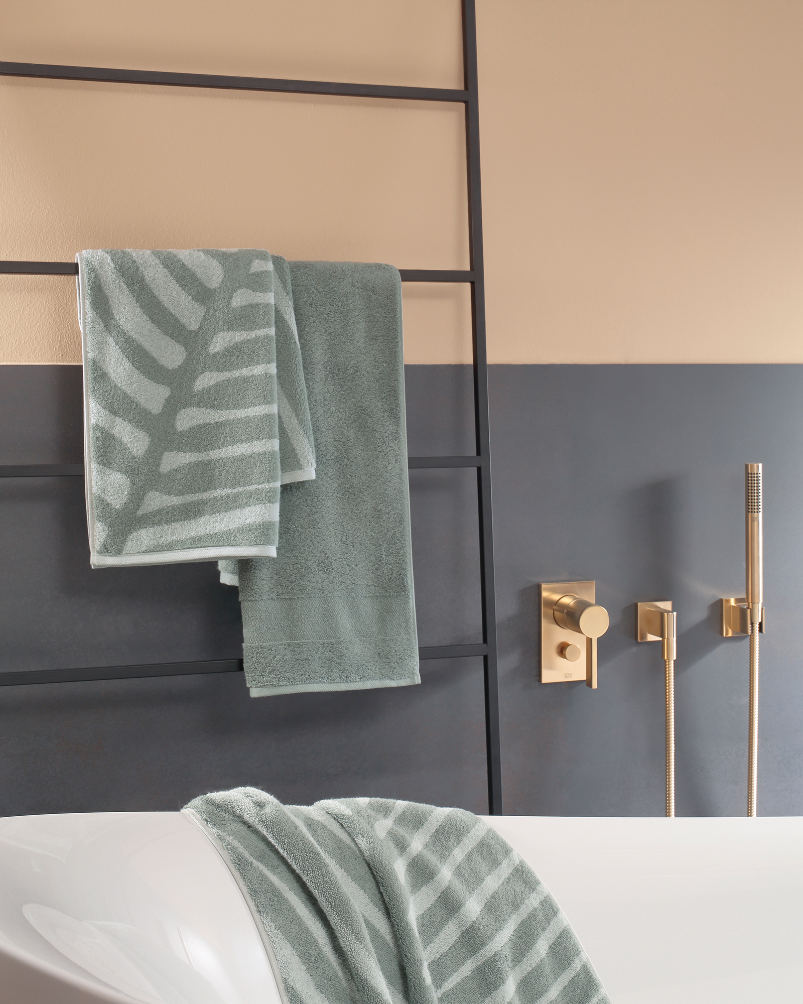 Villeroy & Boch Handtücher Coordinates Leaf 2558 sage green - 44