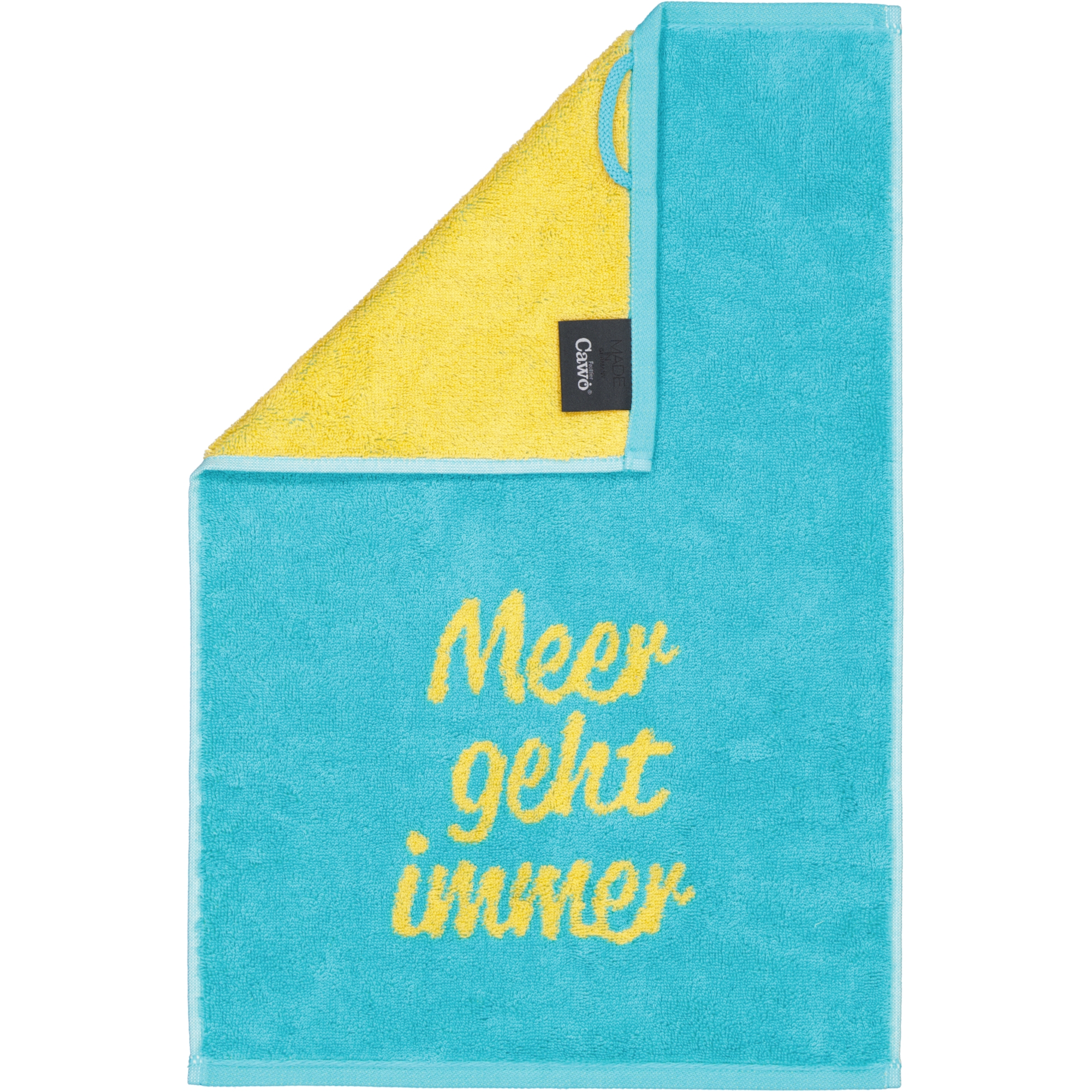 Cawö Gästetücher Postcard Towels Edition 100 Meer geht immer - 07 - Gästetuch 30x50 cm