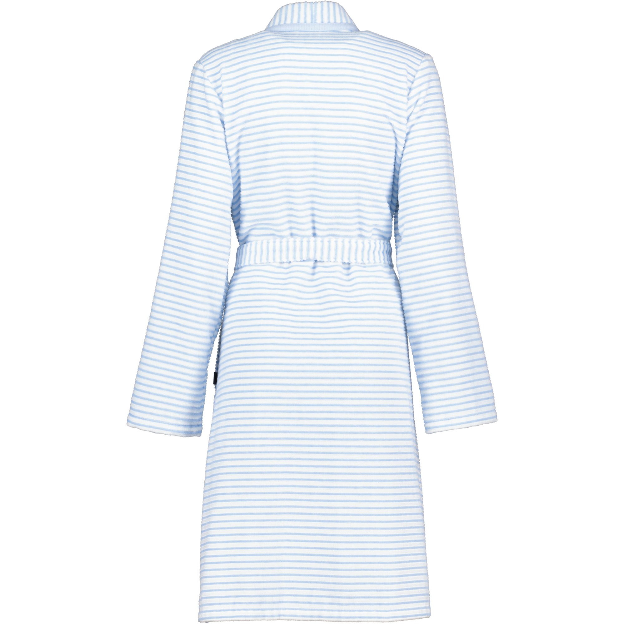 Cawö Bademäntel Damen Kimono Struktur 1214 mittelblau - 11