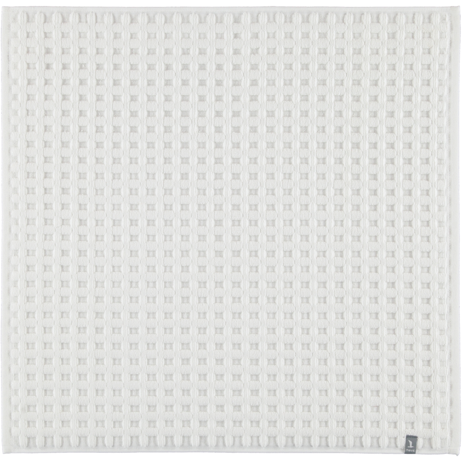 Möve Badteppich - Piquee - Größe: 60x60 cm - Farbe: snow - 001 (1-0798/8127)