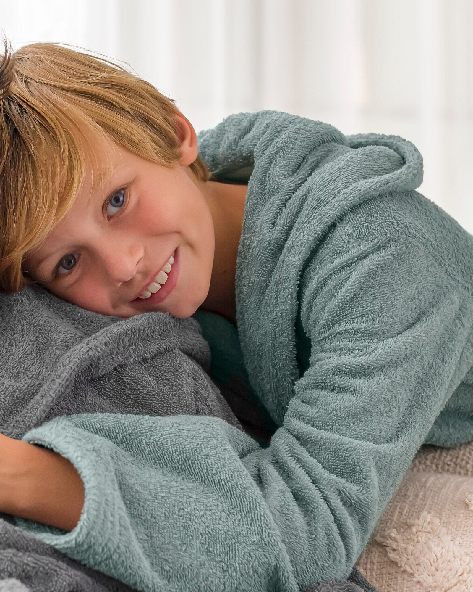Möve Kinderbademäntel Kapuze Superwuschel Kids & Teens tea - 660