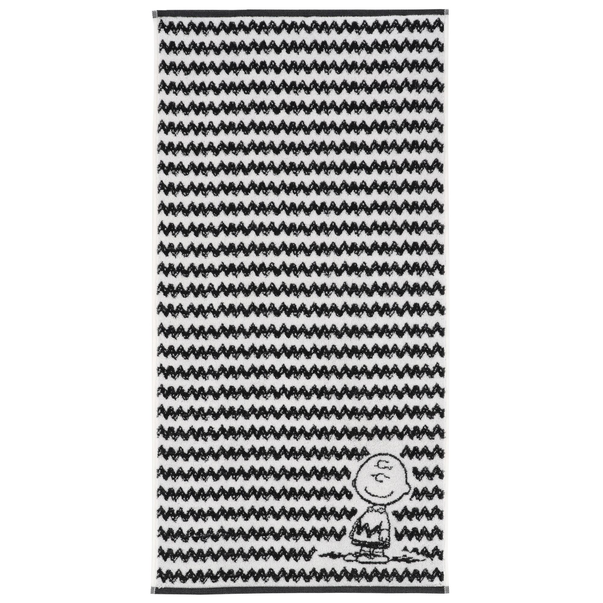 Vossen Handtücher PEANUTS Charlie Brown schwarz - 0004