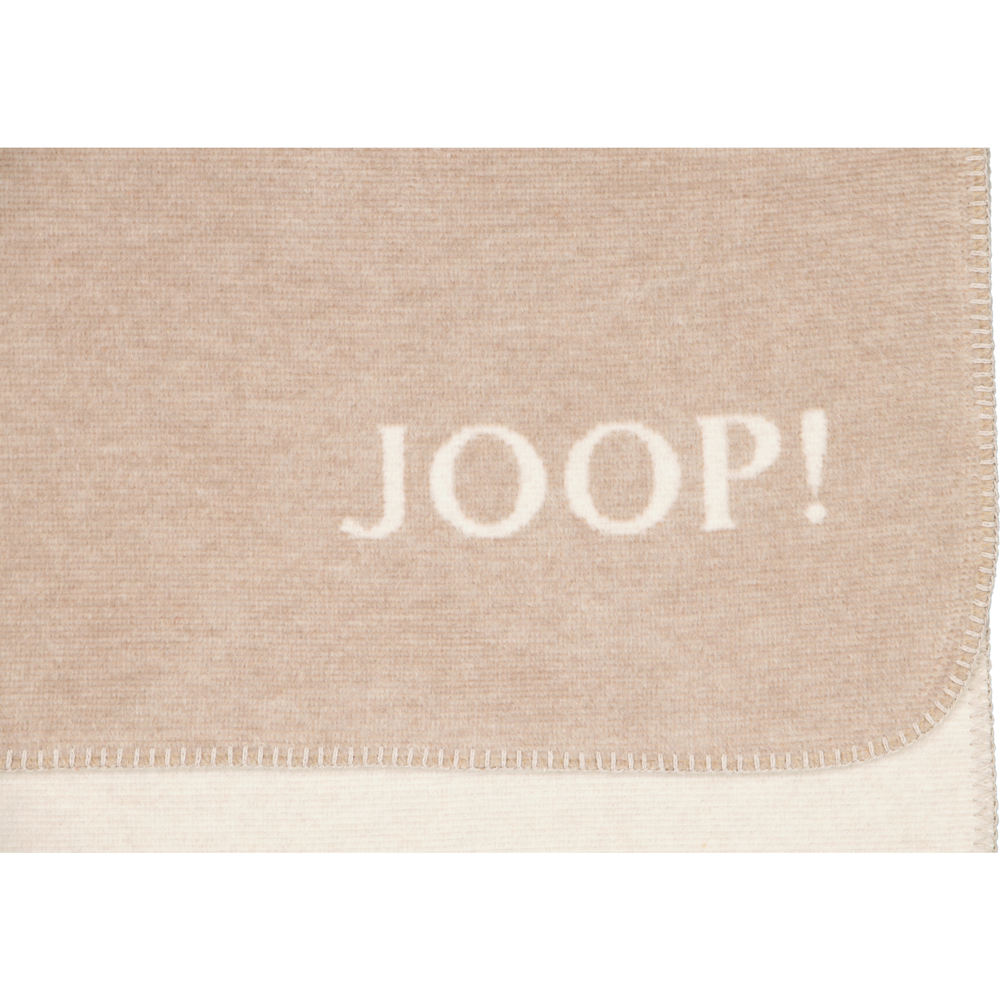 JOOP! Wohndecke Melange-Doubleface - Größe: 150x200 cm - Farbe: Sand-Natur