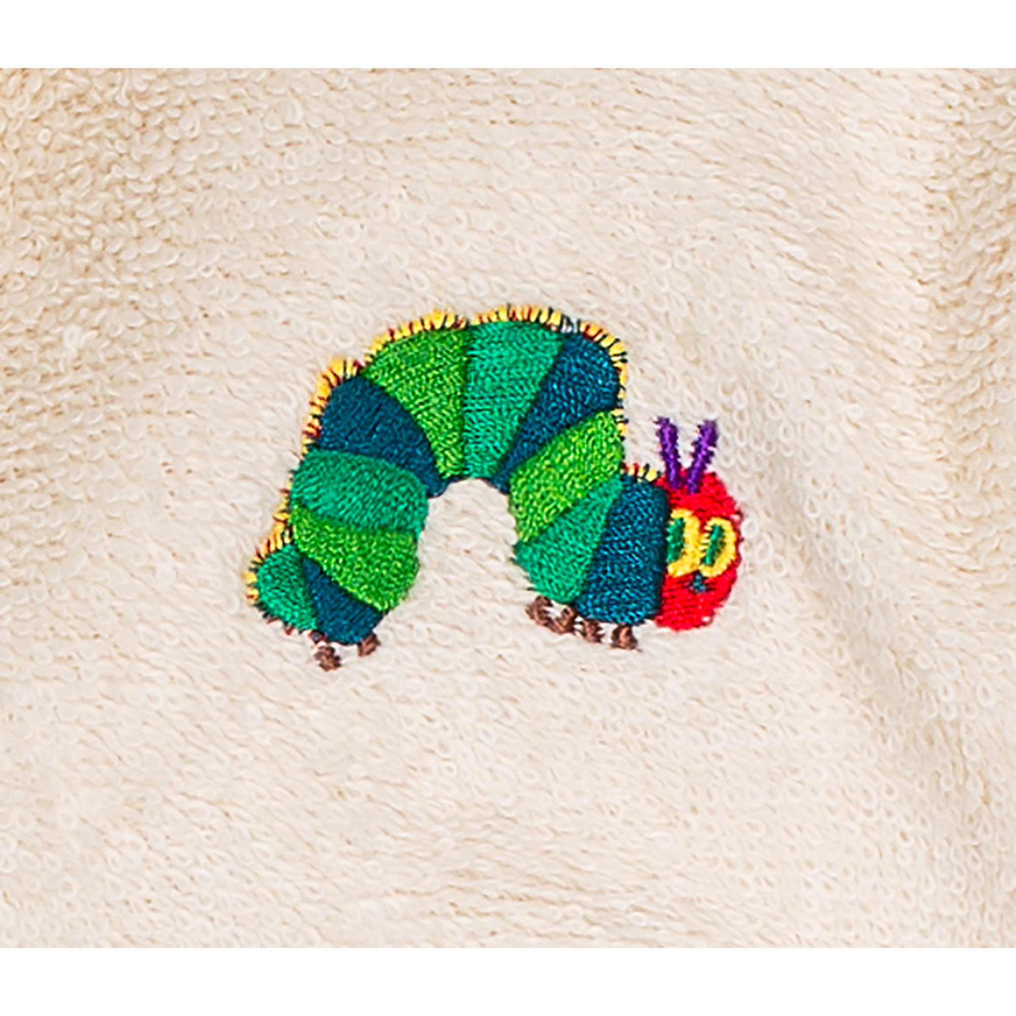 Smithy Die kleine Raupe Nimmersatt BIO-Baumwolle  - Kinder-Bademantel - Farbe: natur (1802032) - 86/92