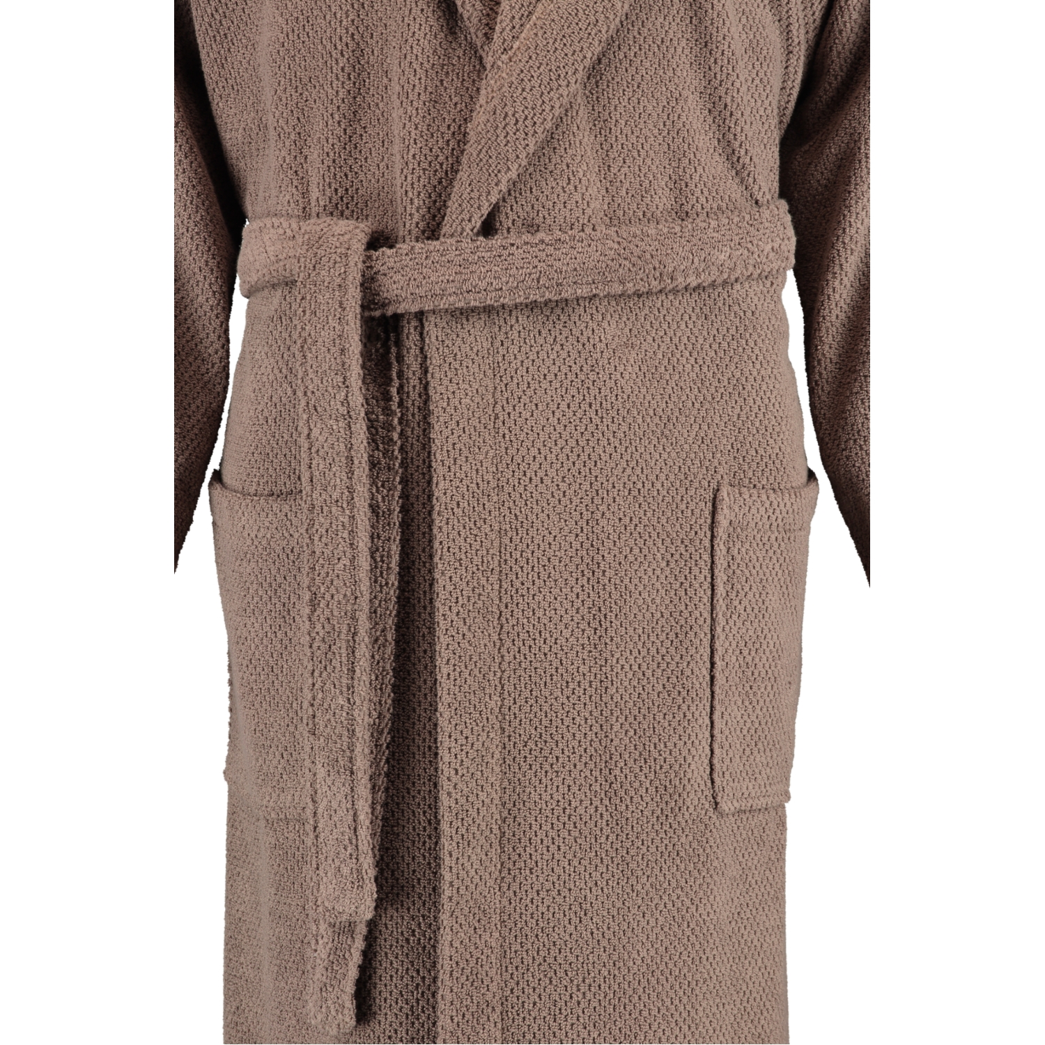 Rhomtuft RHOMTUFT Bademäntel unisex Kapuze Baronesse taupe - 58