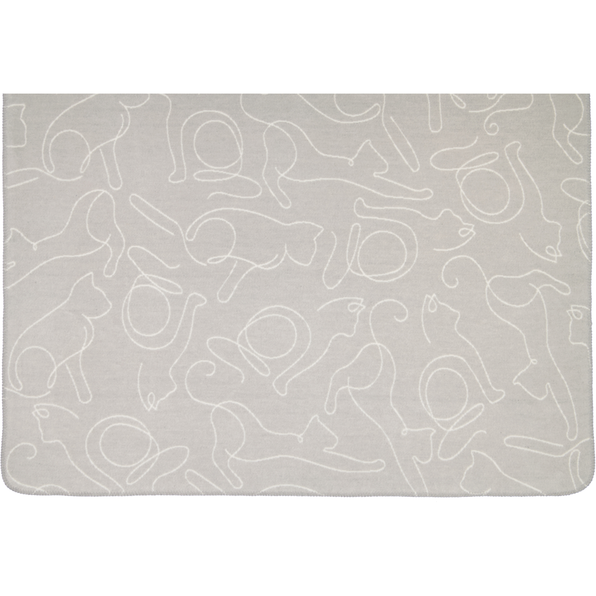 Cawö Wohndecken CUTE CATS EDITION Cats 62640 natur/stein - 67 - 150x200 cm