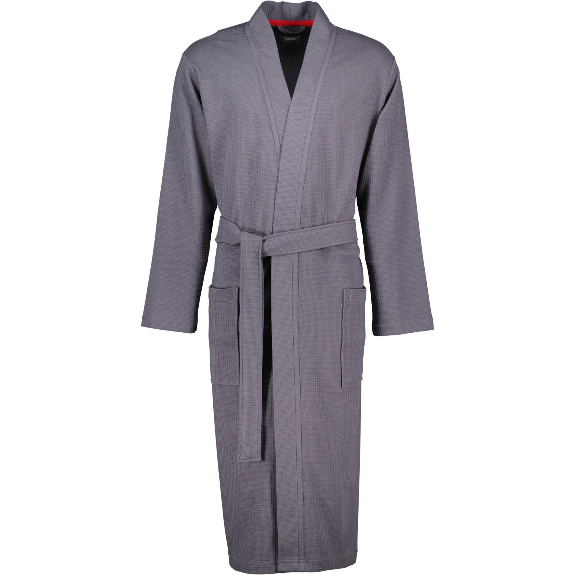 Cawö Home Bademäntel Herren Kimono 816 anthrazit - 72