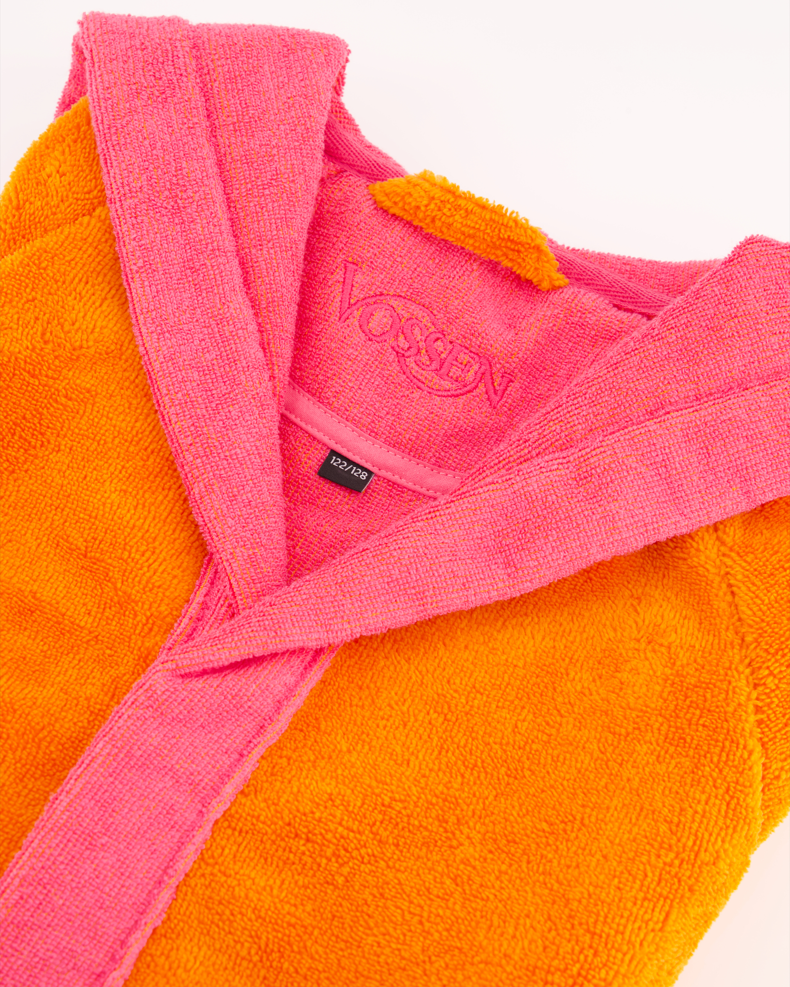 Vossen Bademäntel Kinder Kapuze Bixie electric orange/prim rose - 0006