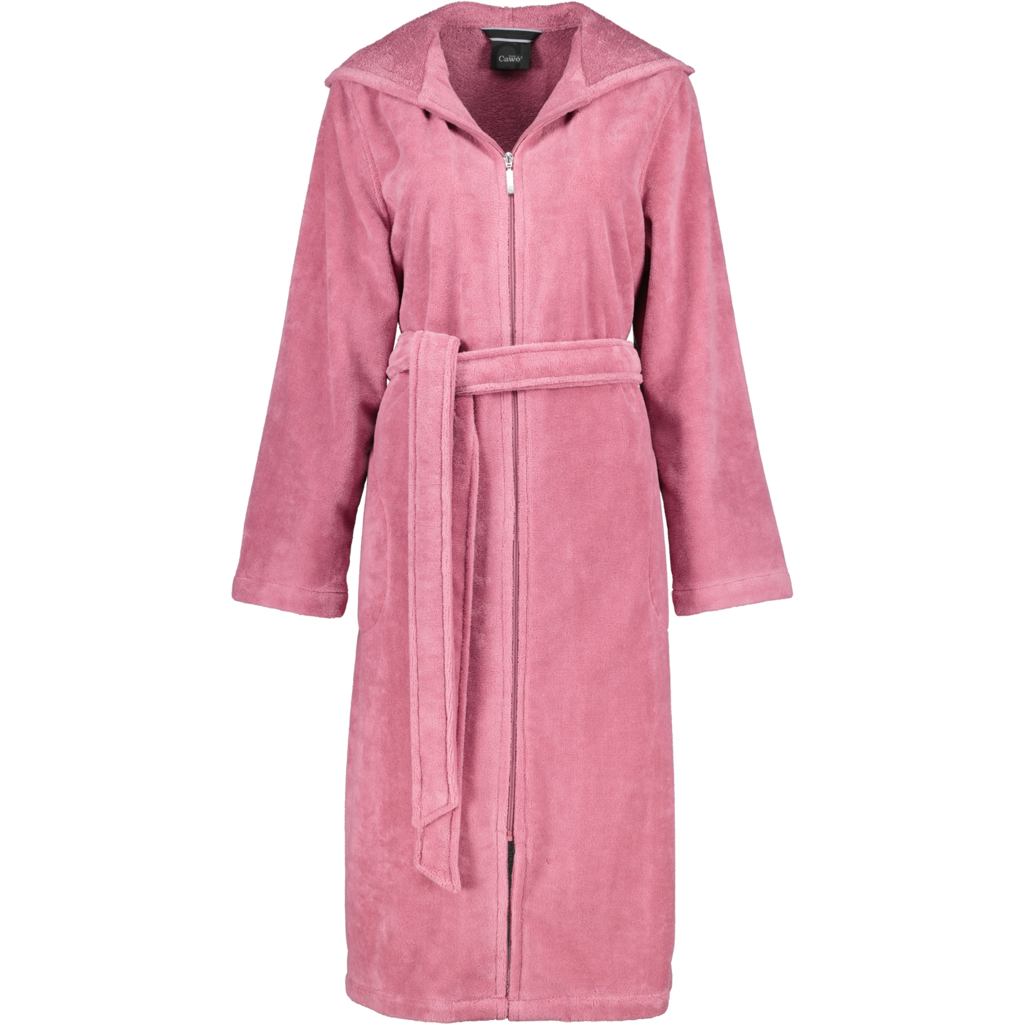 Cawö Home Damen Bademantel Kapuze RV 837 - Farbe: blush - 22 - XS