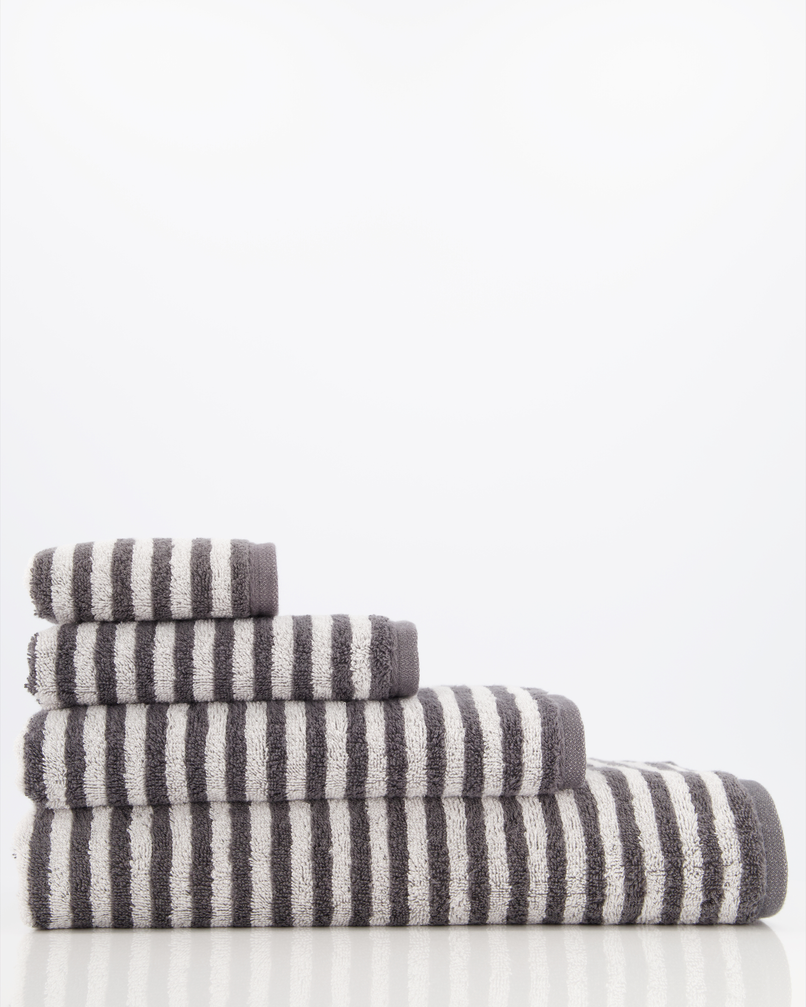 Cawö - Campus Ringel 955 - Farbe: anthrazit - 77 - Gästetuch 30x50 cm