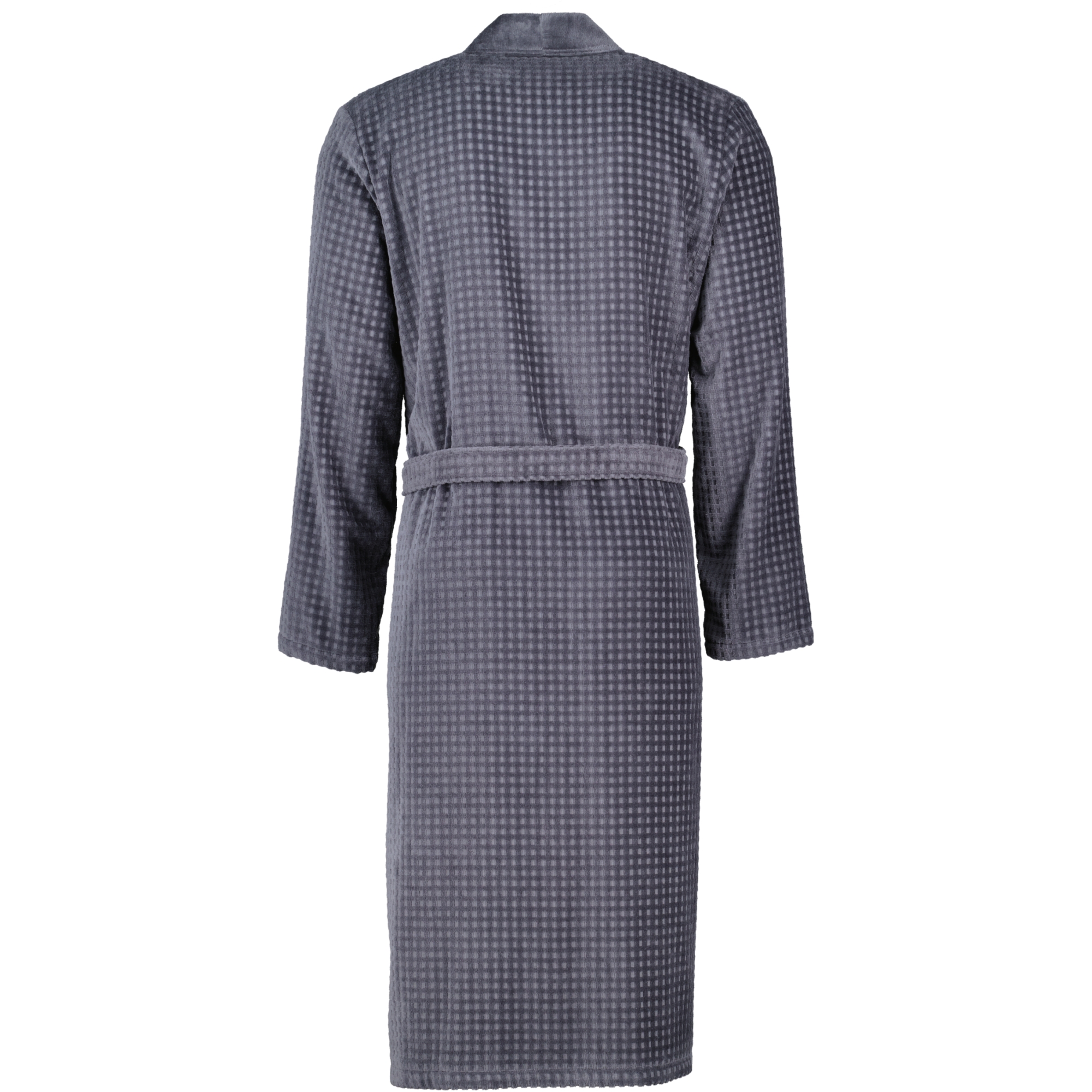 Cawö Bademäntel Herren Kimono 3714 anthrazit - 774