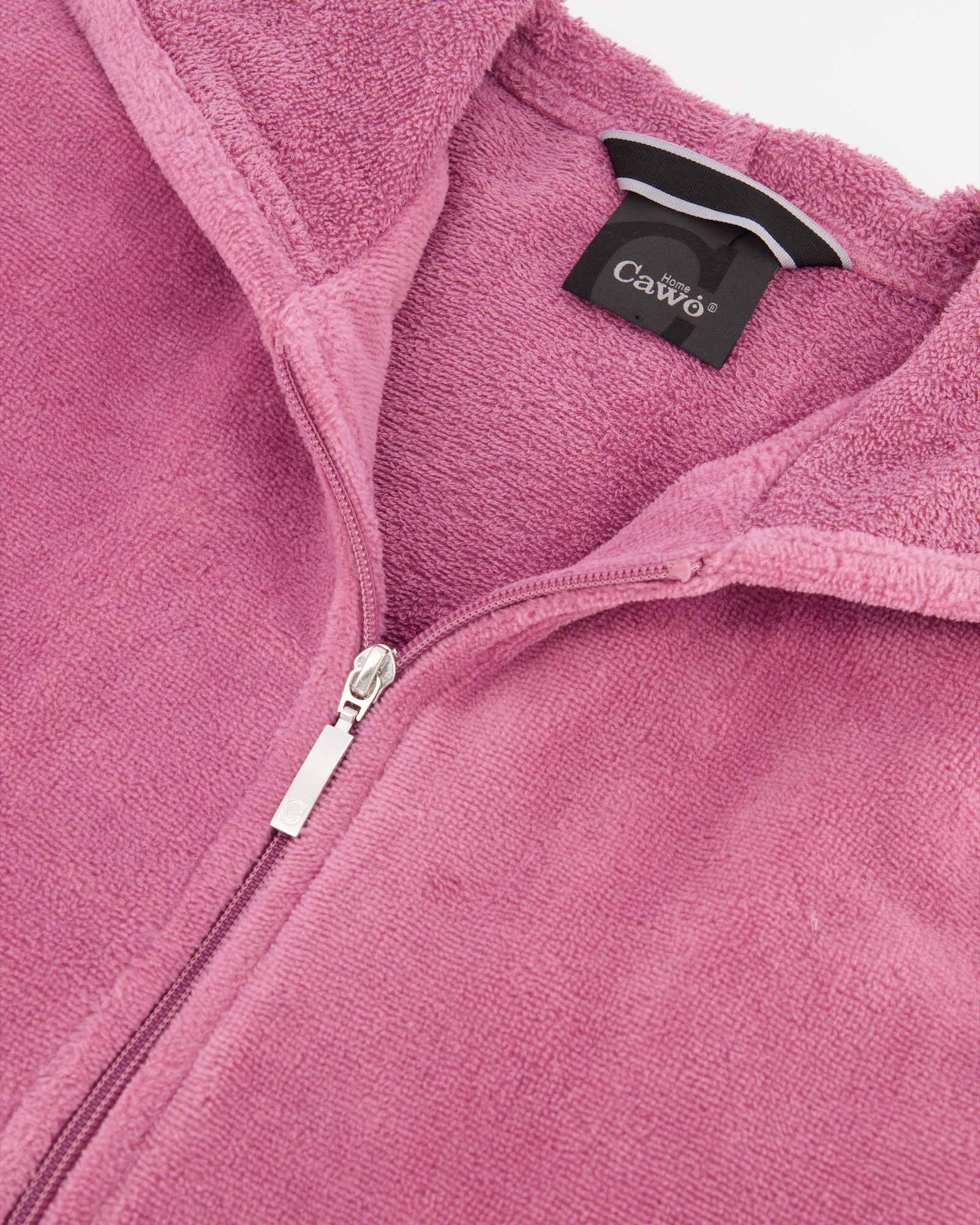 Cawö Home Damen Bademantel Kapuze RV 837 - Farbe: blush - 22 - XS