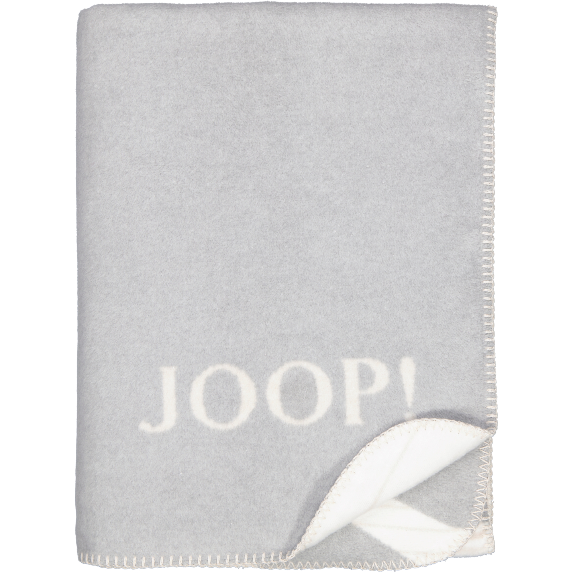JOOP! Wohndecken Leaf Stein - 150x200 cm