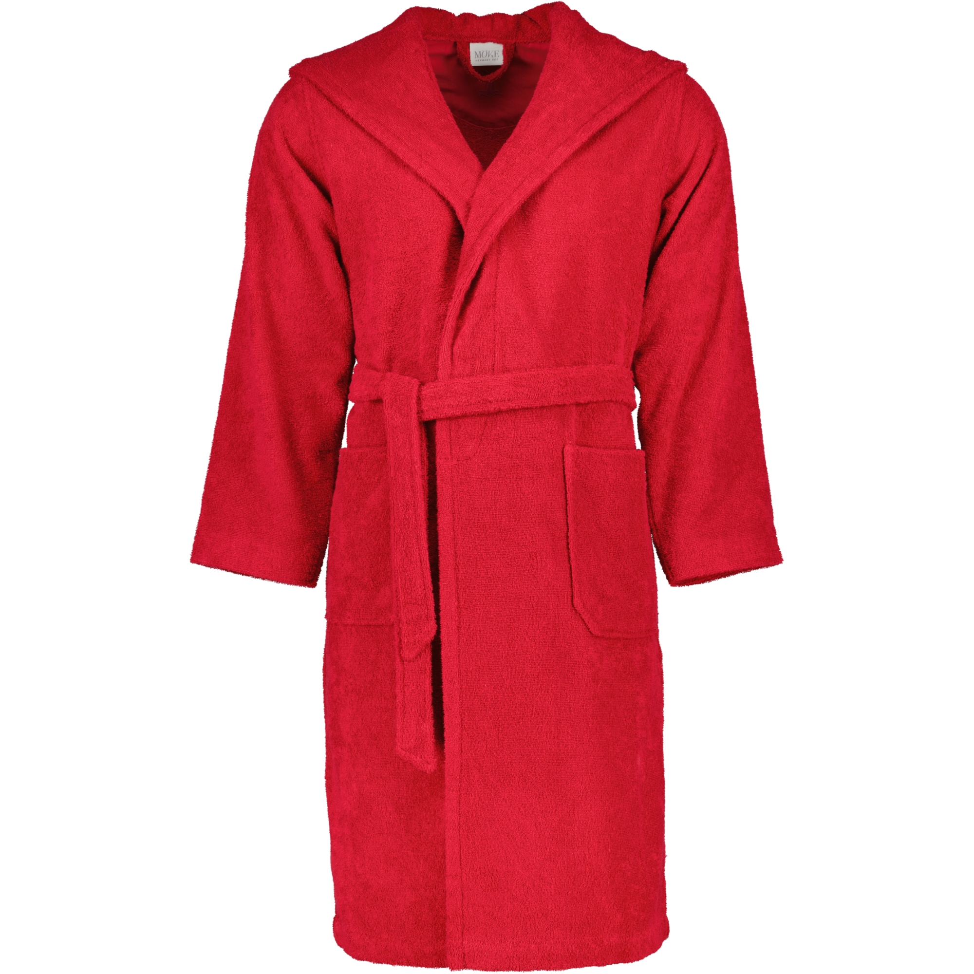Möve Bademäntel unisex Kapuze Superwuschel ruby - 075