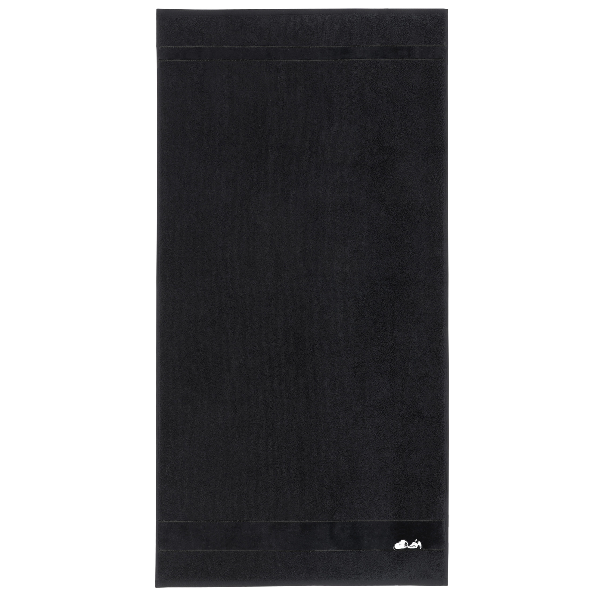 Vossen Handtücher PEANUTS Sleepy Snoopy schwarz - 7900
