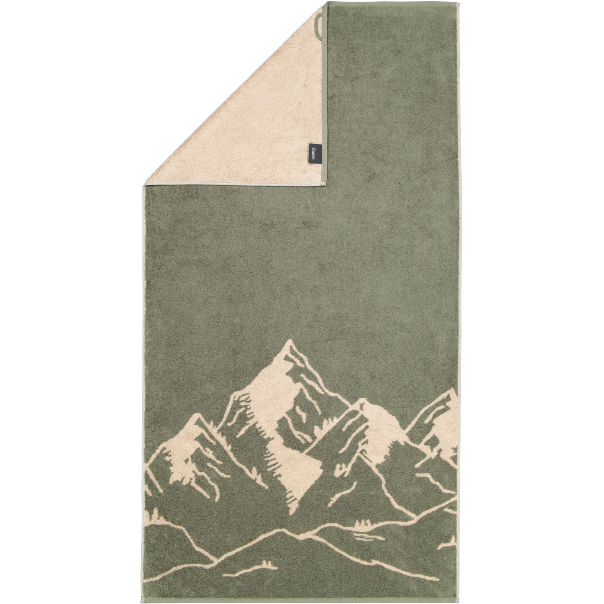 Cawö Handtücher Alpenchic Edition Berge 6269 zirbe - 43 - Duschtuch 70x140 cm