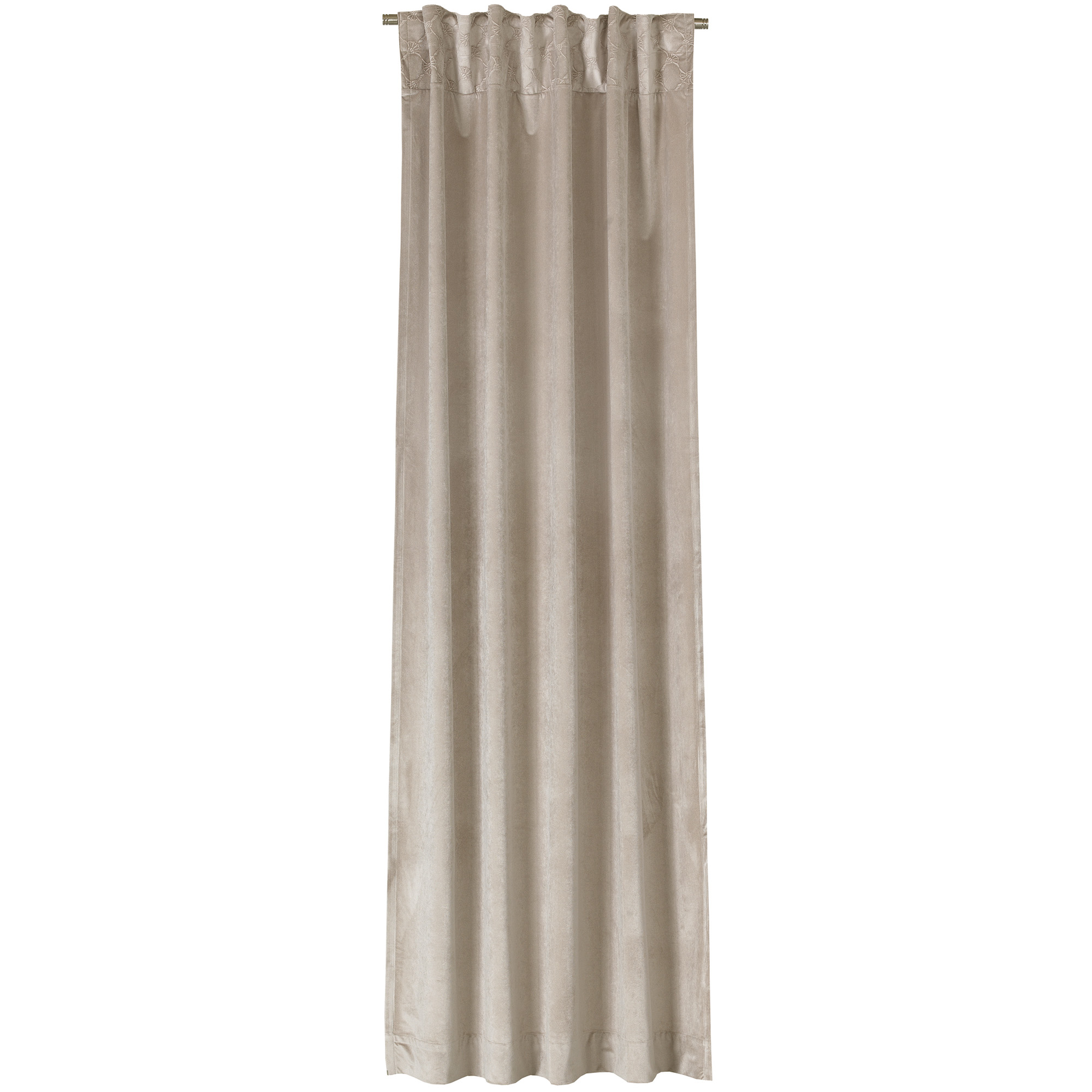 JOOP! Vorhang Gardine Show - verdecktes Schlaufenband - Größe: 130x250 cm - Farbe: Beige - 030