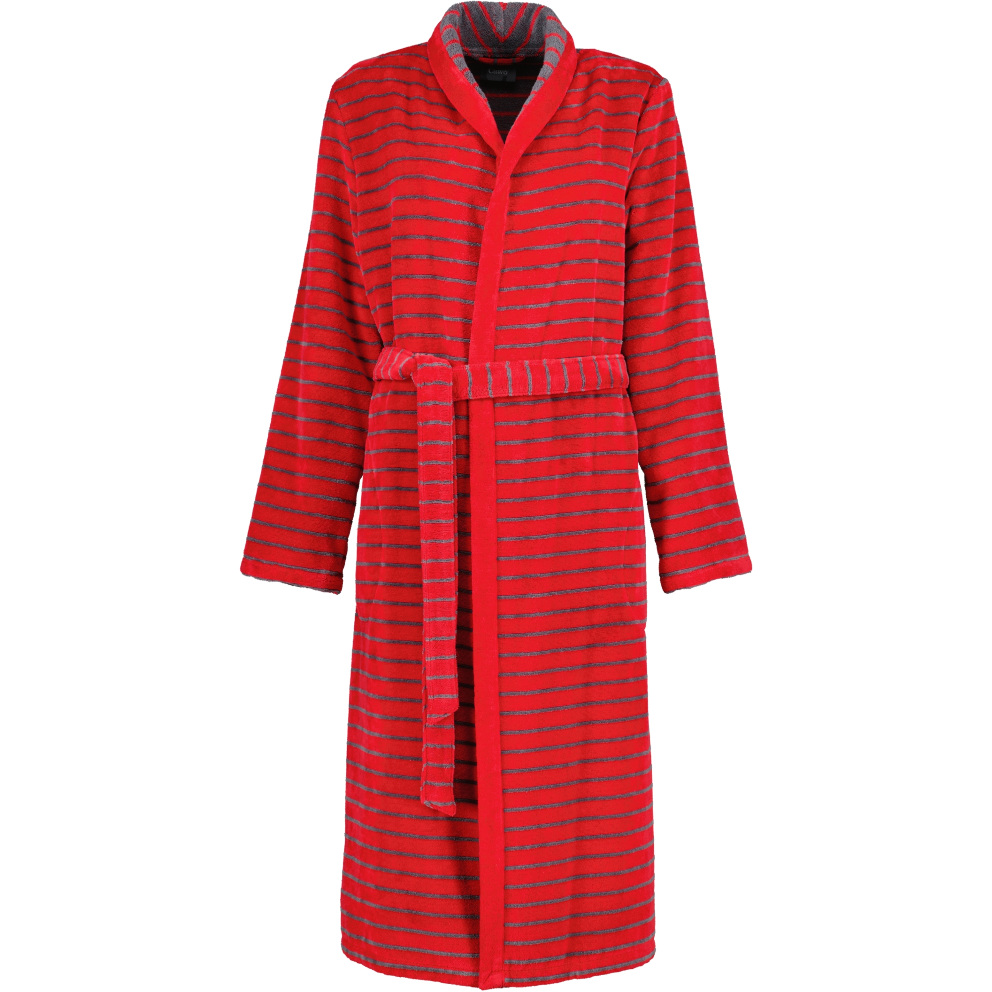 Cawö Bademäntel Damen Schalkragen Shades 1491 rot - 27