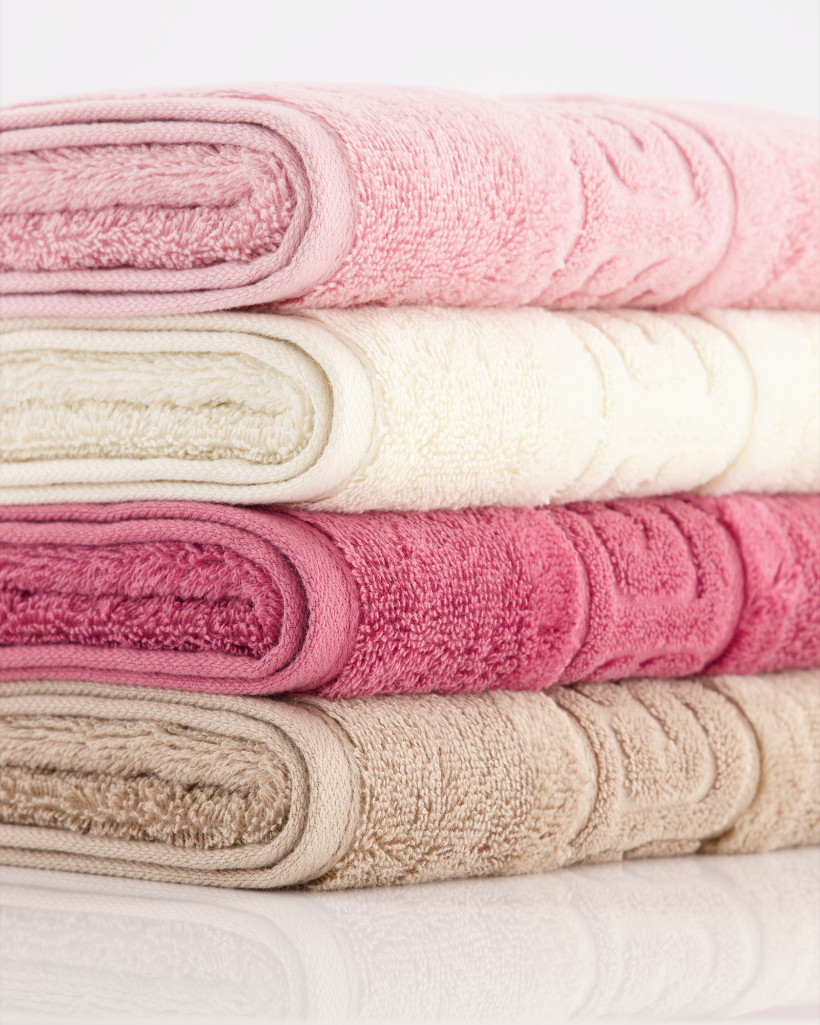 Cawö - Noblesse Uni 1001 - Farbe: 240 - rosa - Seiflappen 30x30 cm