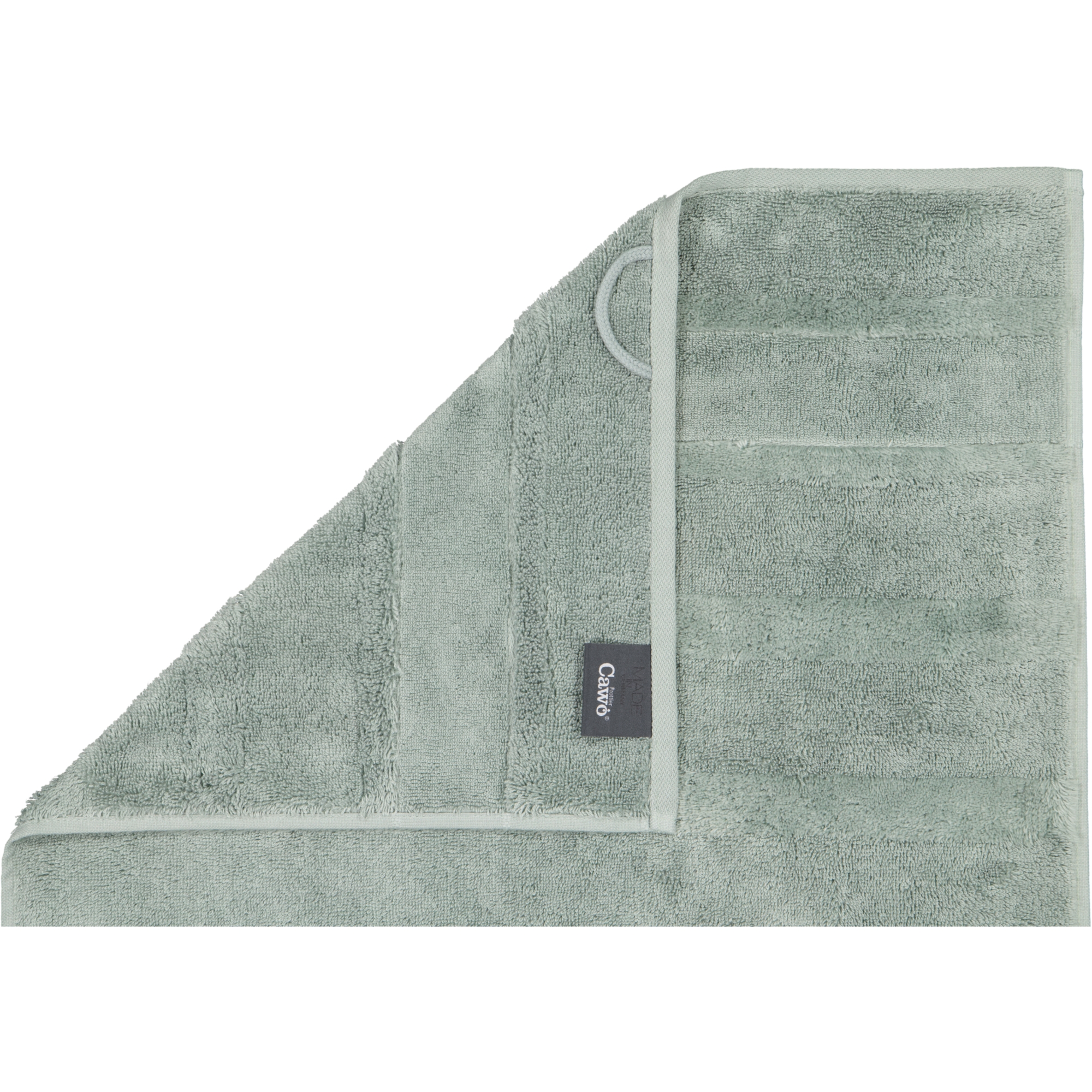 Cawö Handtücher Noblesse2 Uni 1002 nordic green - 470 - Handtuch 50x100 cm