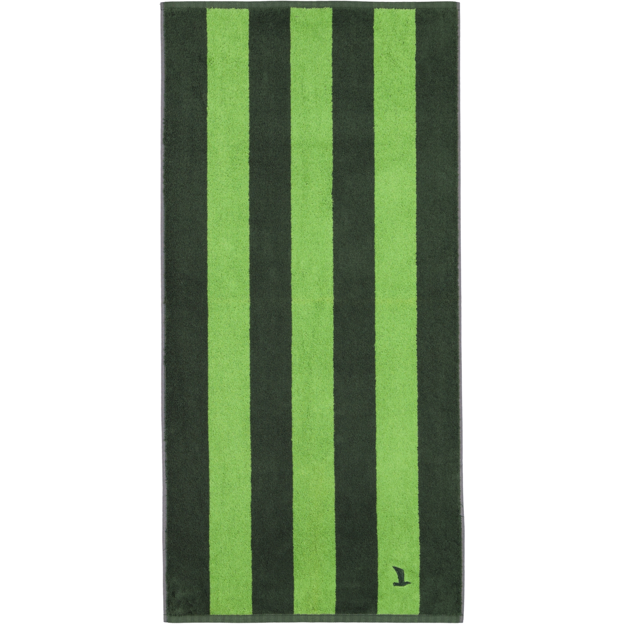 Möve Handtücher Superwuschel Blockstreifen cypress/peridot - 062