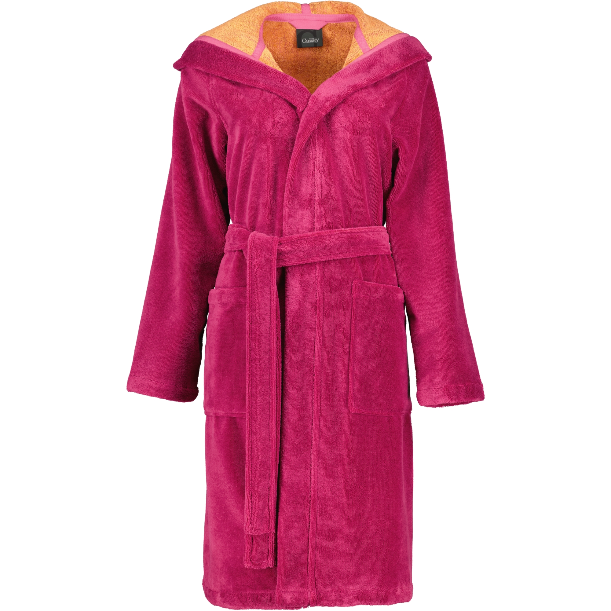 Cawö Home Bademäntel Damen Kapuze Kapuze 845 pink-orange - 23