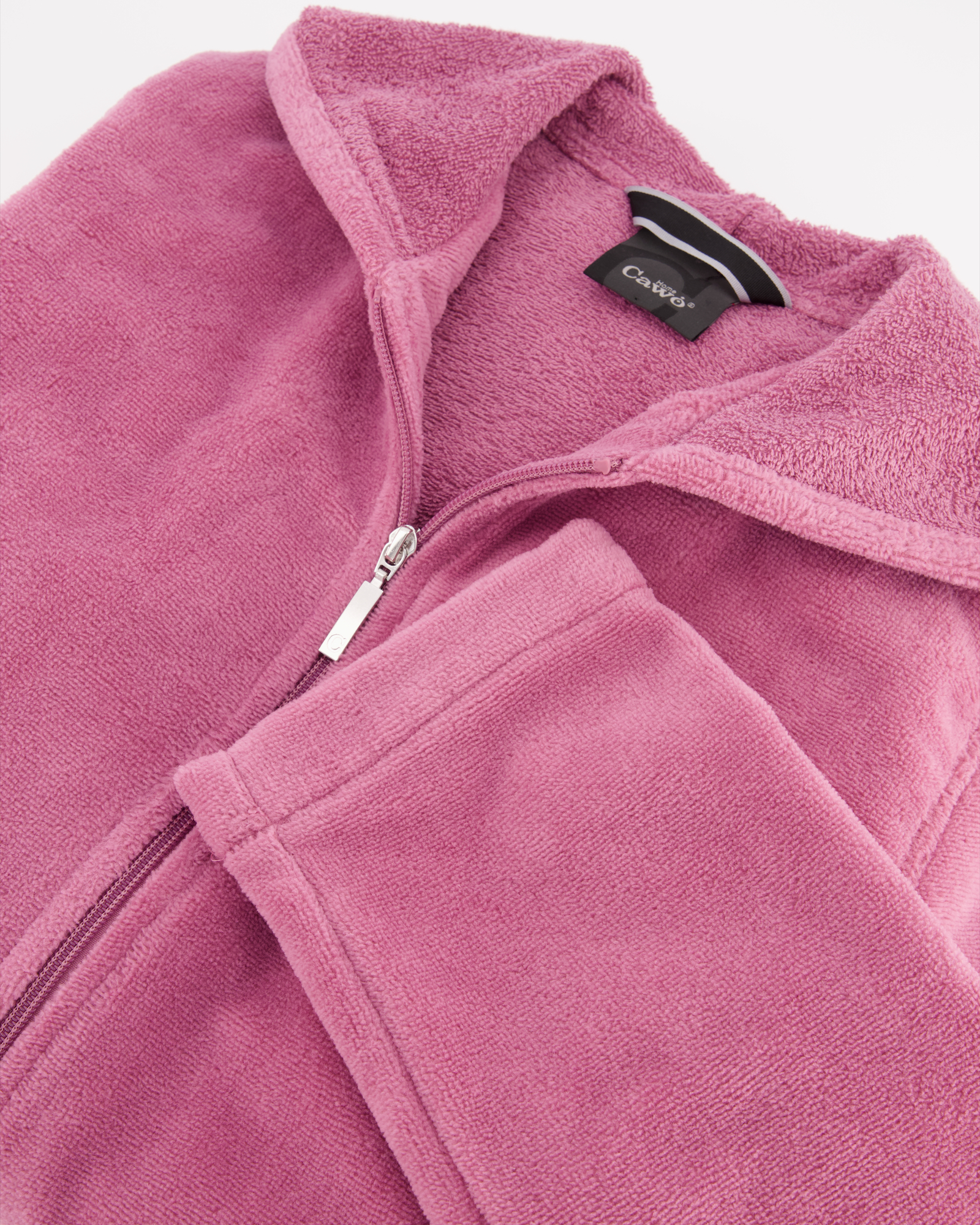 Cawö Home Damen Bademantel Kapuze RV 837 - Farbe: blush - 22 - XS