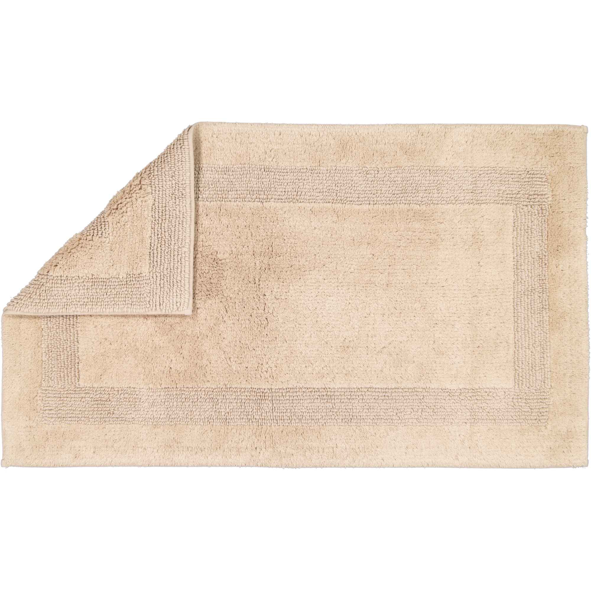 Cawö Home Badteppiche Luxus Badteppich 1000 sand - 375