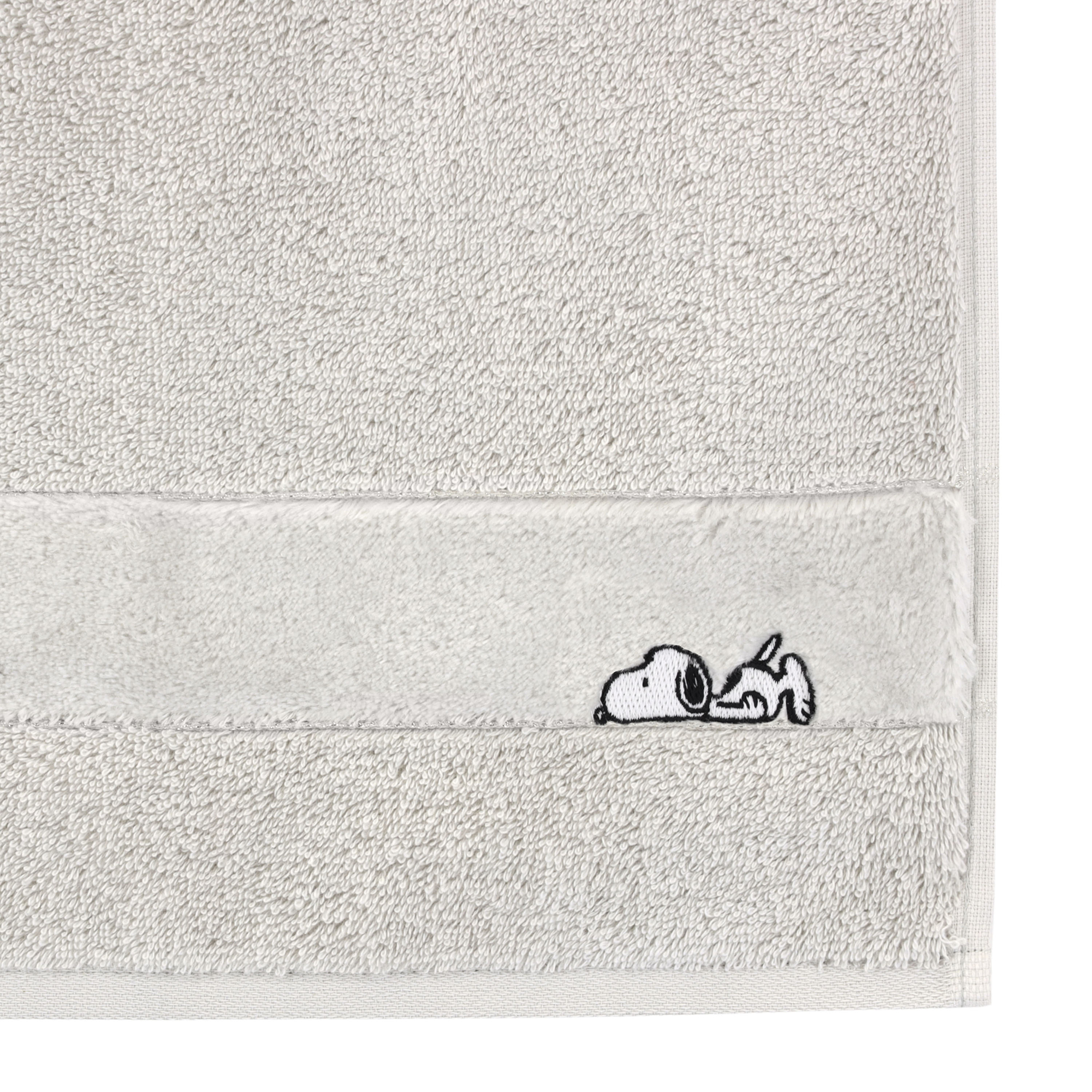 Vossen Handtücher PEANUTS Sleepy Snoopy pearl grey - 7110