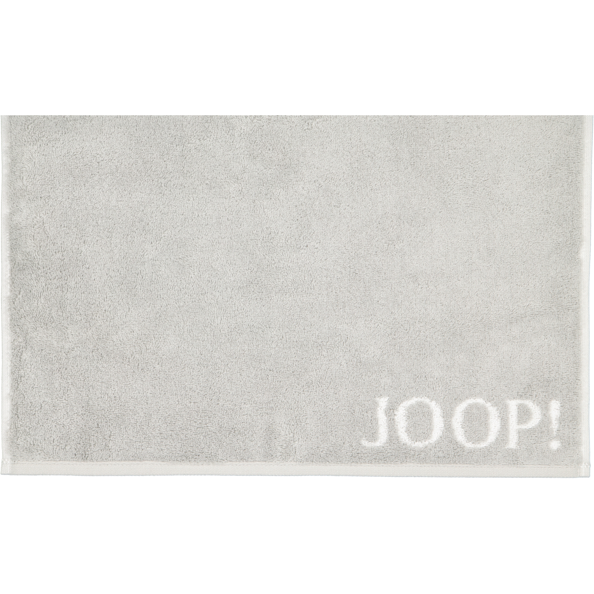 JOOP! Classic - Doubleface 1600 - Farbe: Silber - 76 - Waschhandschuh 16x22 cm