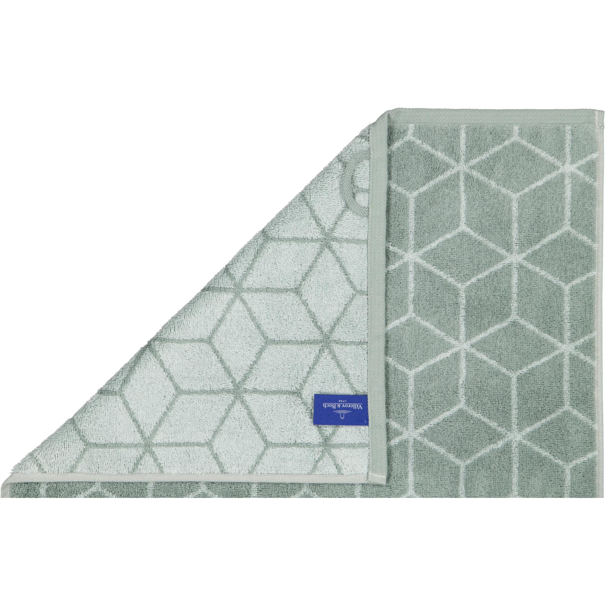 Villeroy & Boch Handtücher Coordinates Carré 2557 sage green - 44 - Handtuch 50x100 cm