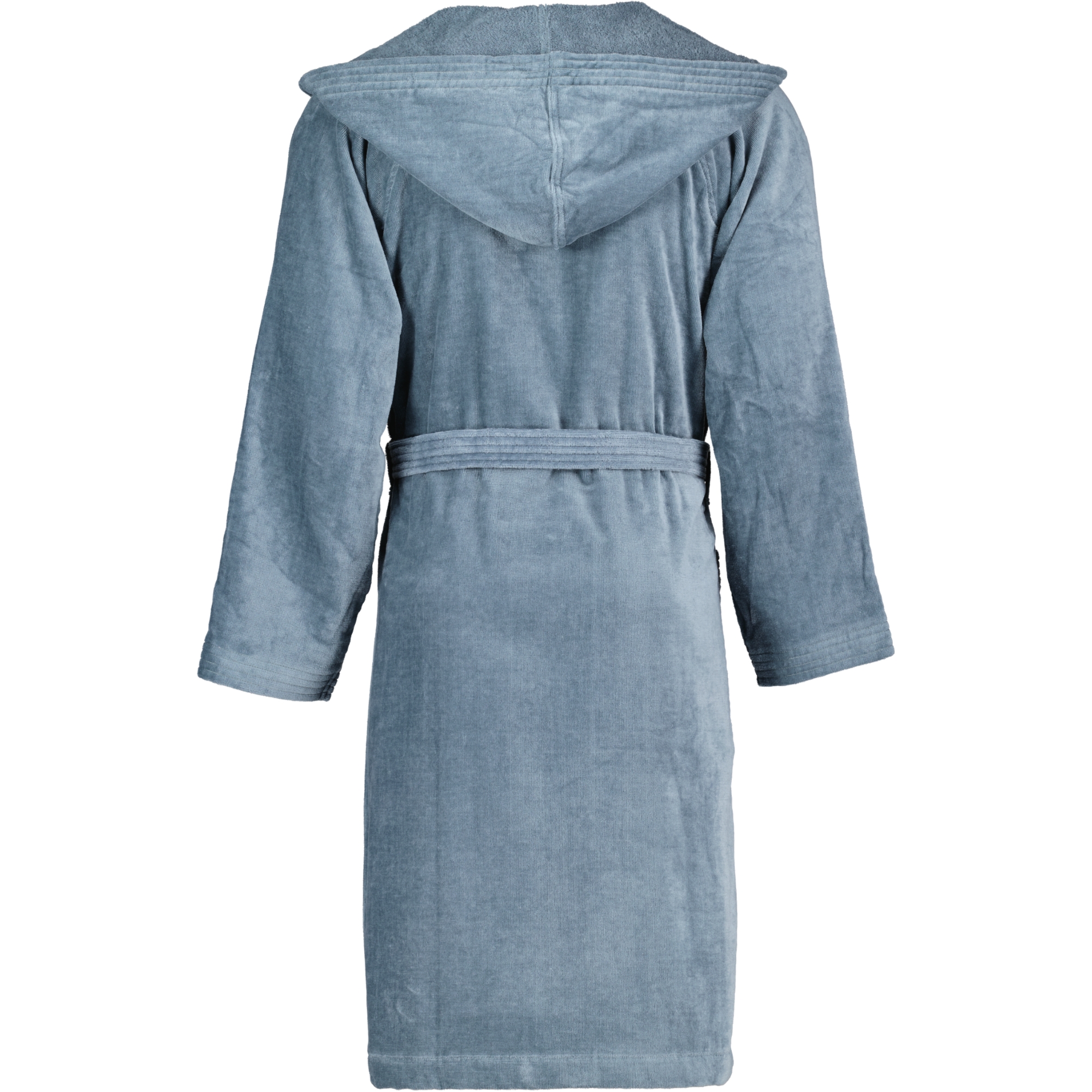 Vossen Bademäntel unisex Kurzmantel mit Kapuze Texas flanell - 7400 - L