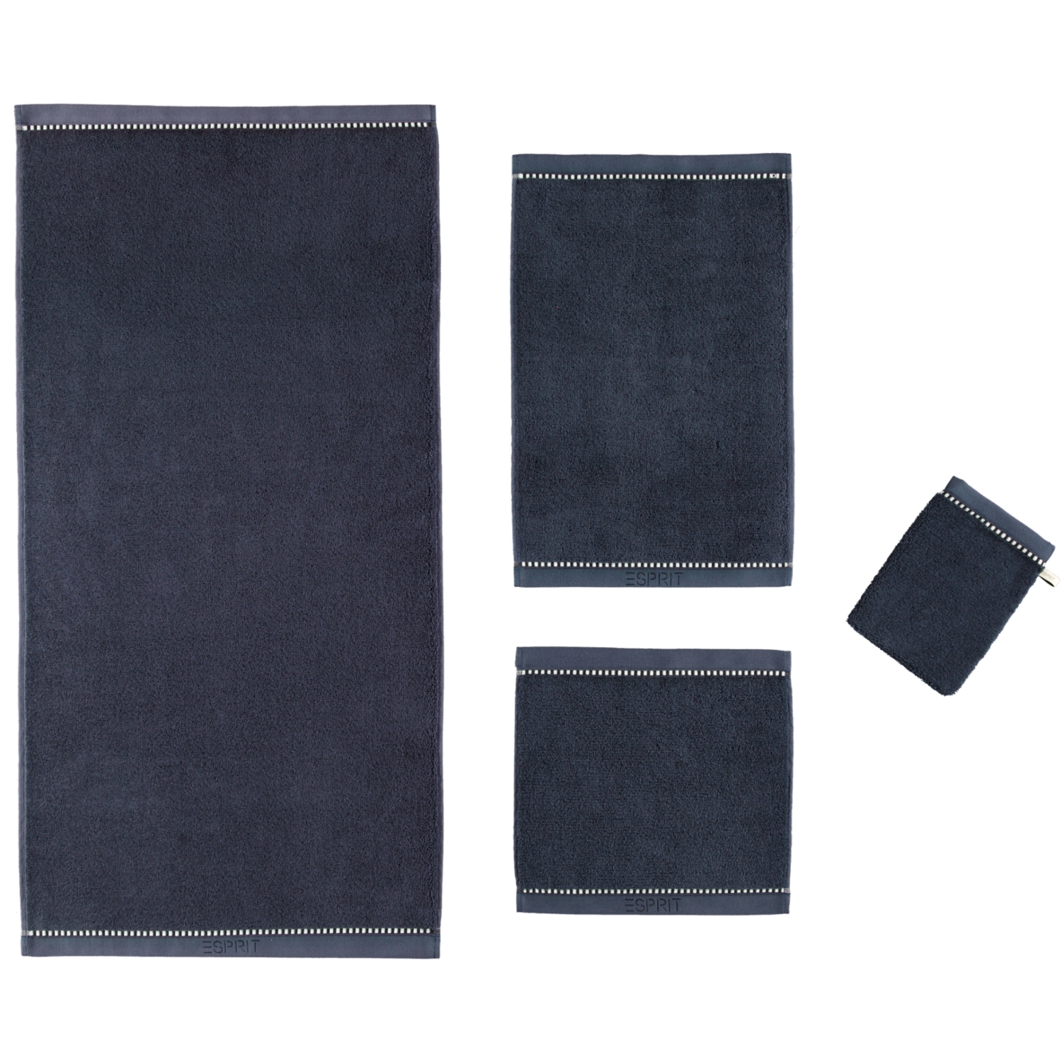 Esprit Handtücher Box Solid navy blue - 488