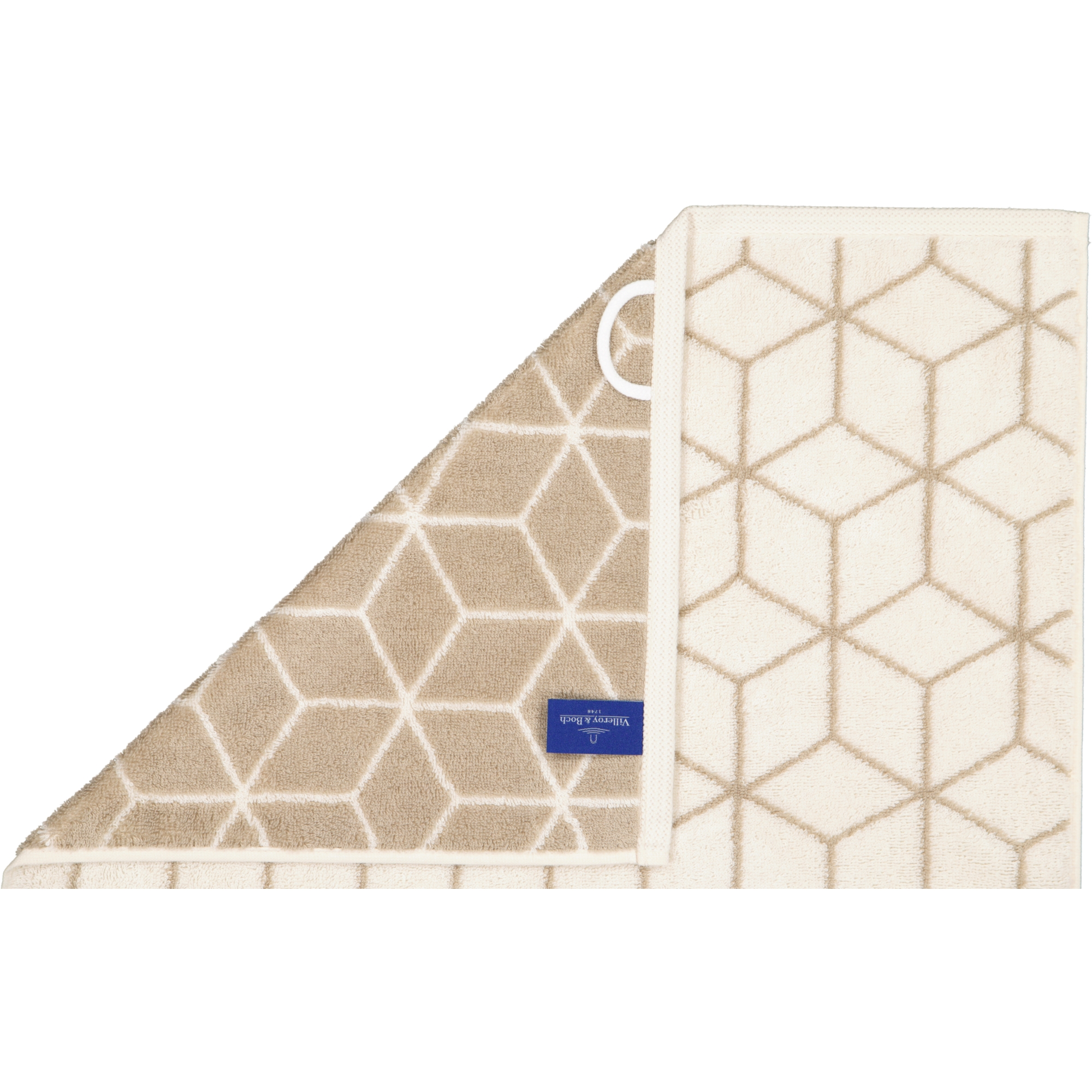 Villeroy & Boch Handtücher Coordinates Carré 2557 - Farbe: cashmere - 33 - Handtuch 50x100 cm