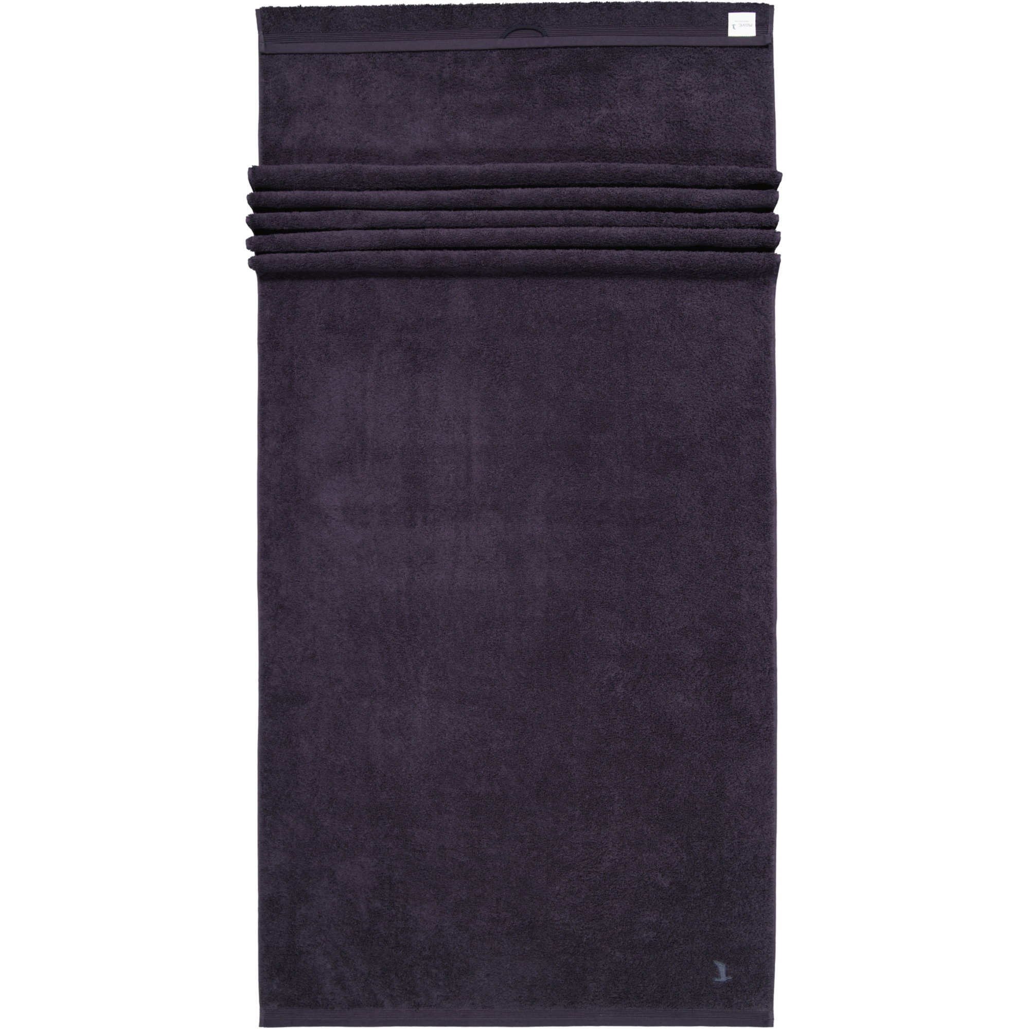 Möve - Superwuschel - Farbe: dark grey - 820 (0-1725/8775) - Saunatuch 80x200 cm